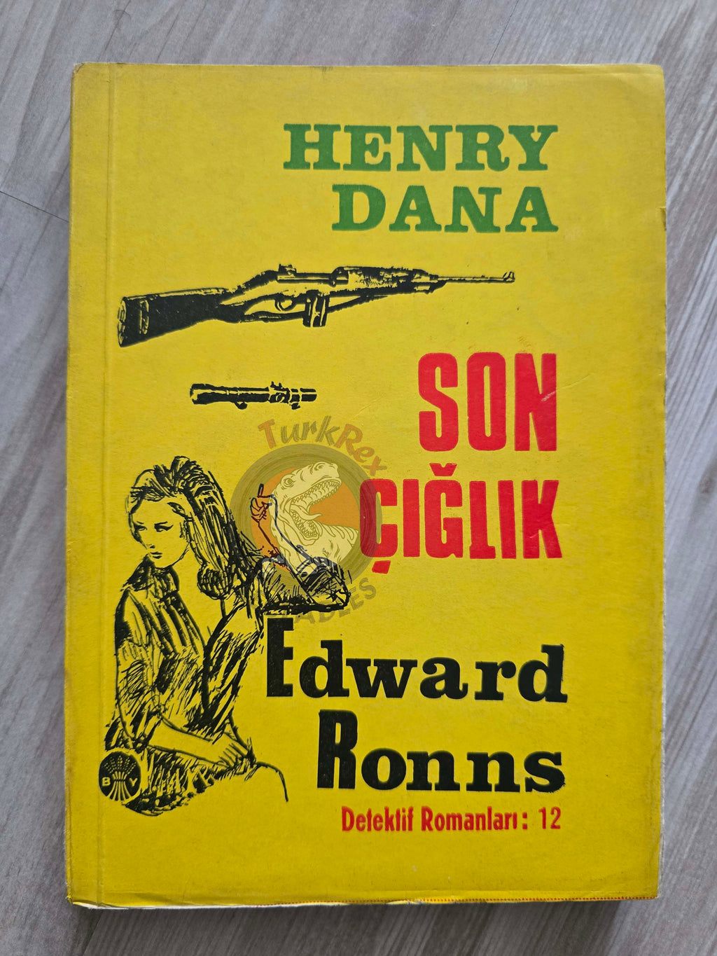 Edward Aarons – The Final Scream Henry Dana 1968 1st Turkish Book Turkey