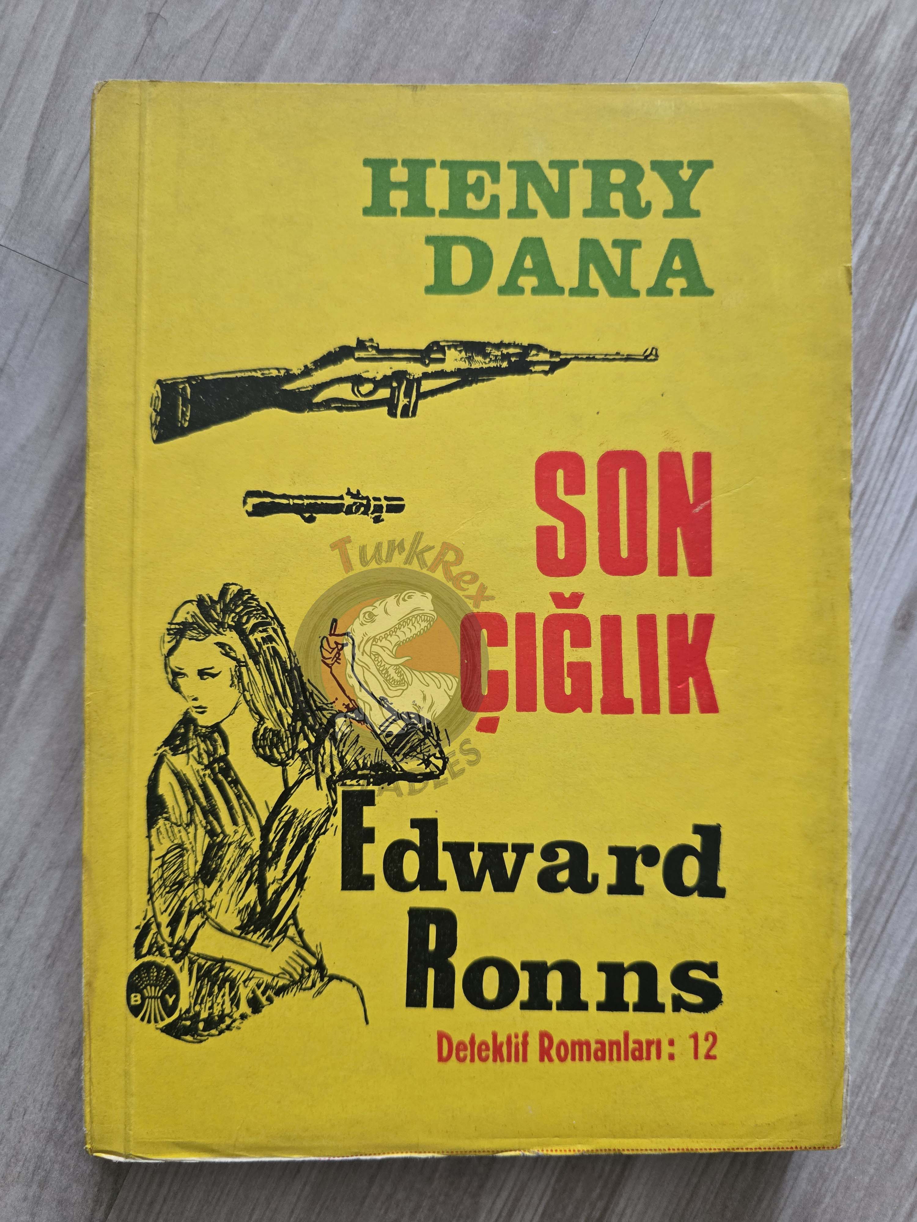 Edward Aarons – The Final Scream Henry Dana 1968 1st Turkish Book Turkey