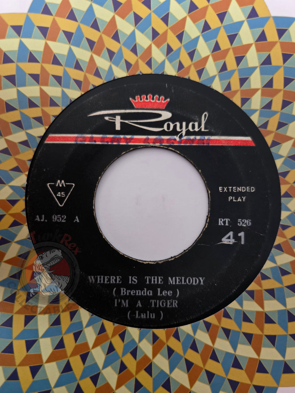 Brenda Lee / Lulu / The Hollies / Arthur Conley 7" Iran Pressing Vinyl Iranian Edition