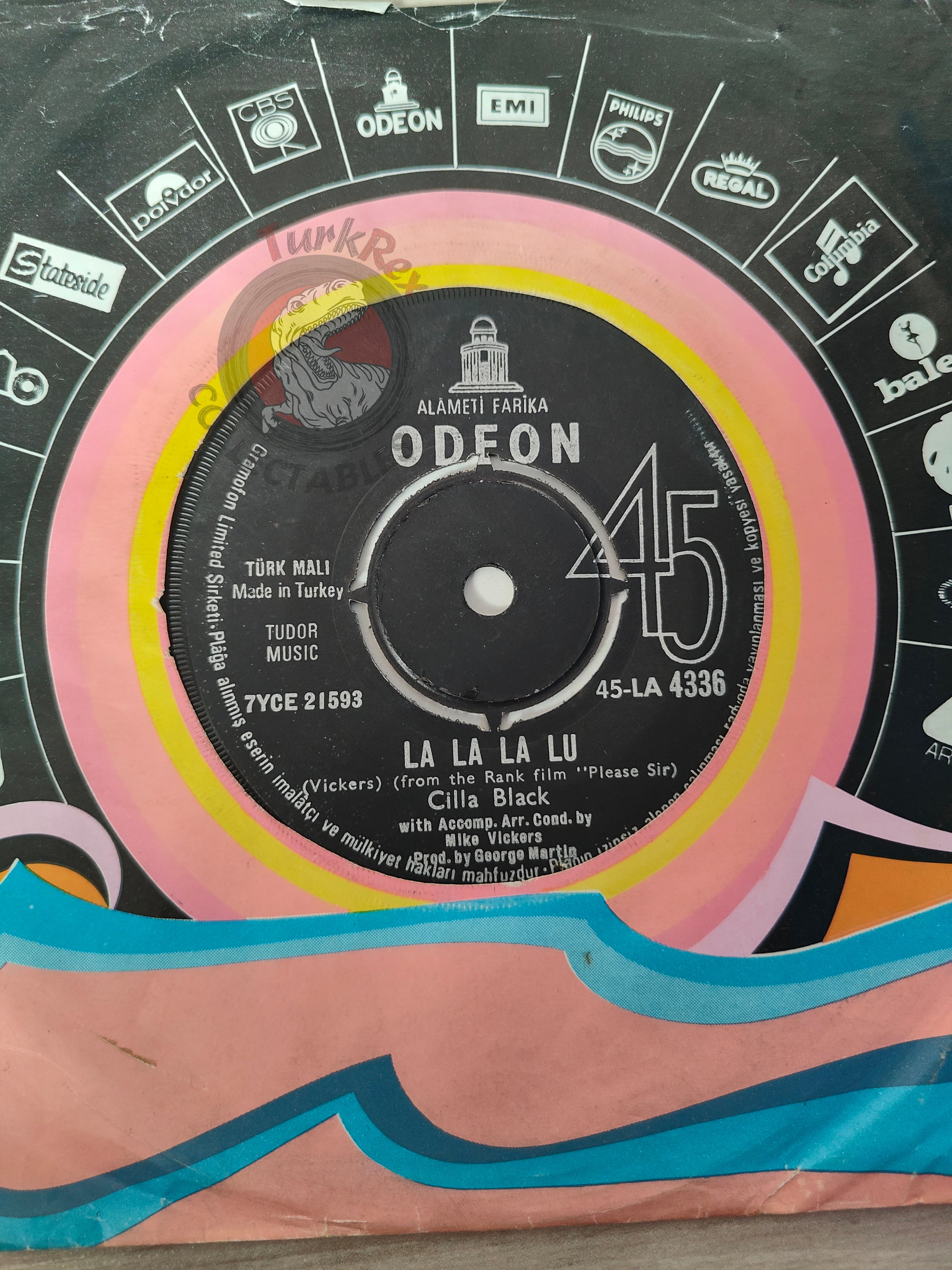 Cilla Black – Something Tells Me 7" Turkish Pressing Vinyl Turkey Edition