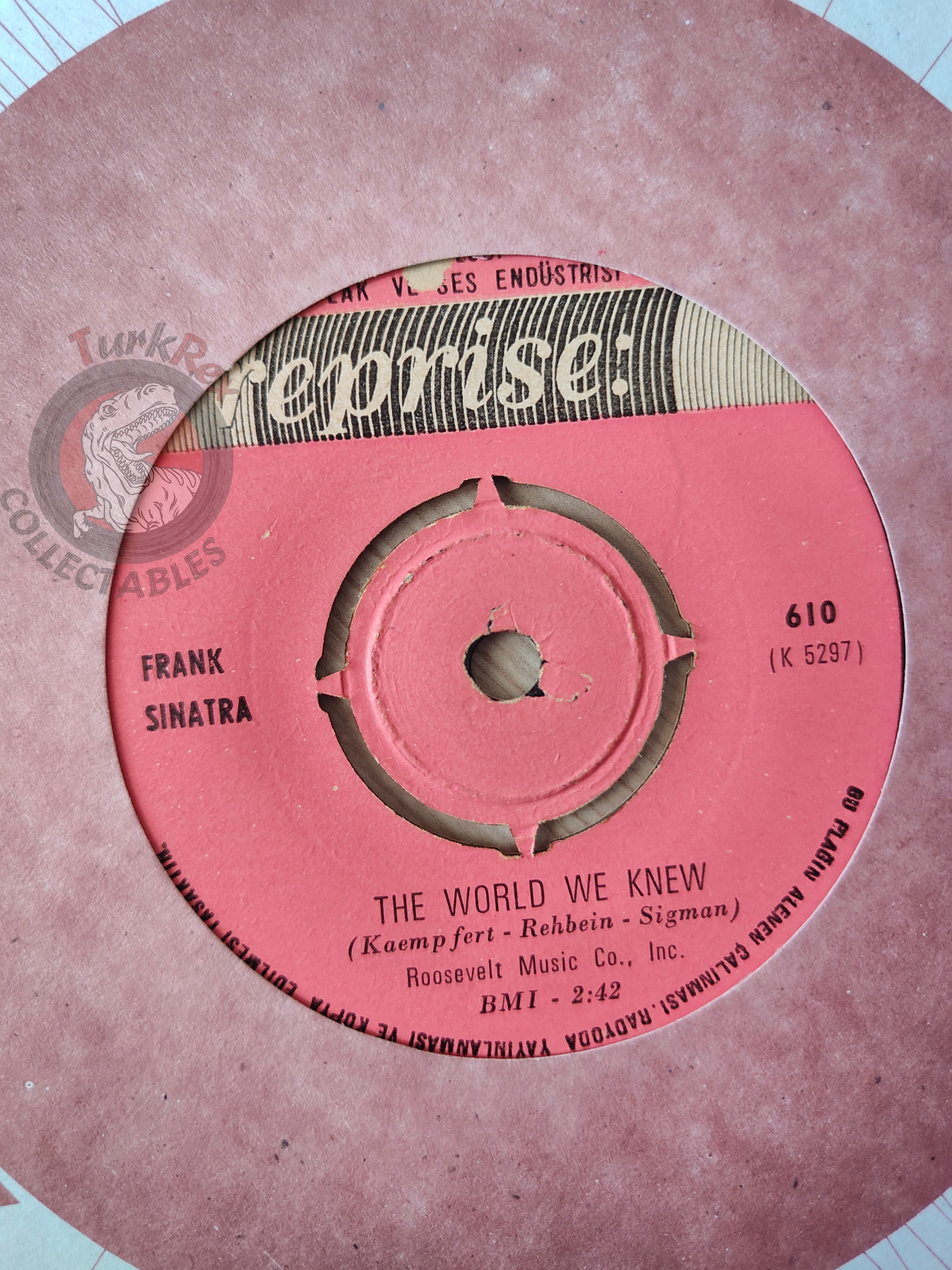 Frank Sinatra – You Are There 7" Turkish Pressing Vinyl Turkey Edition