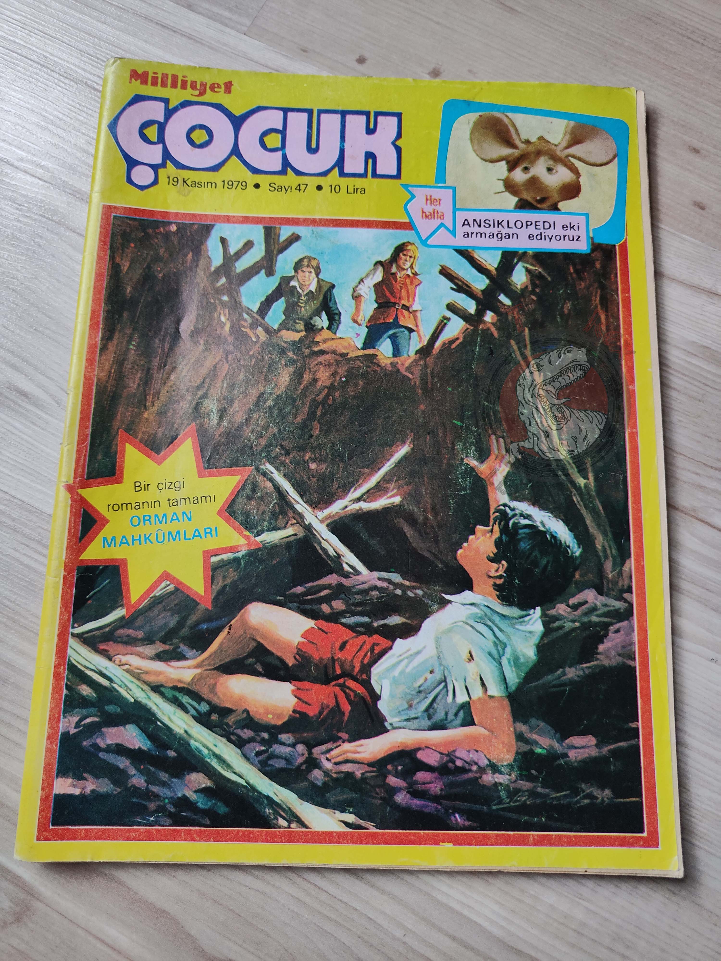 Milliyet Çocuk #47 1979 Turkish Comic Turkey Joyas Literarias Juveniles #132 Frederick Marryat