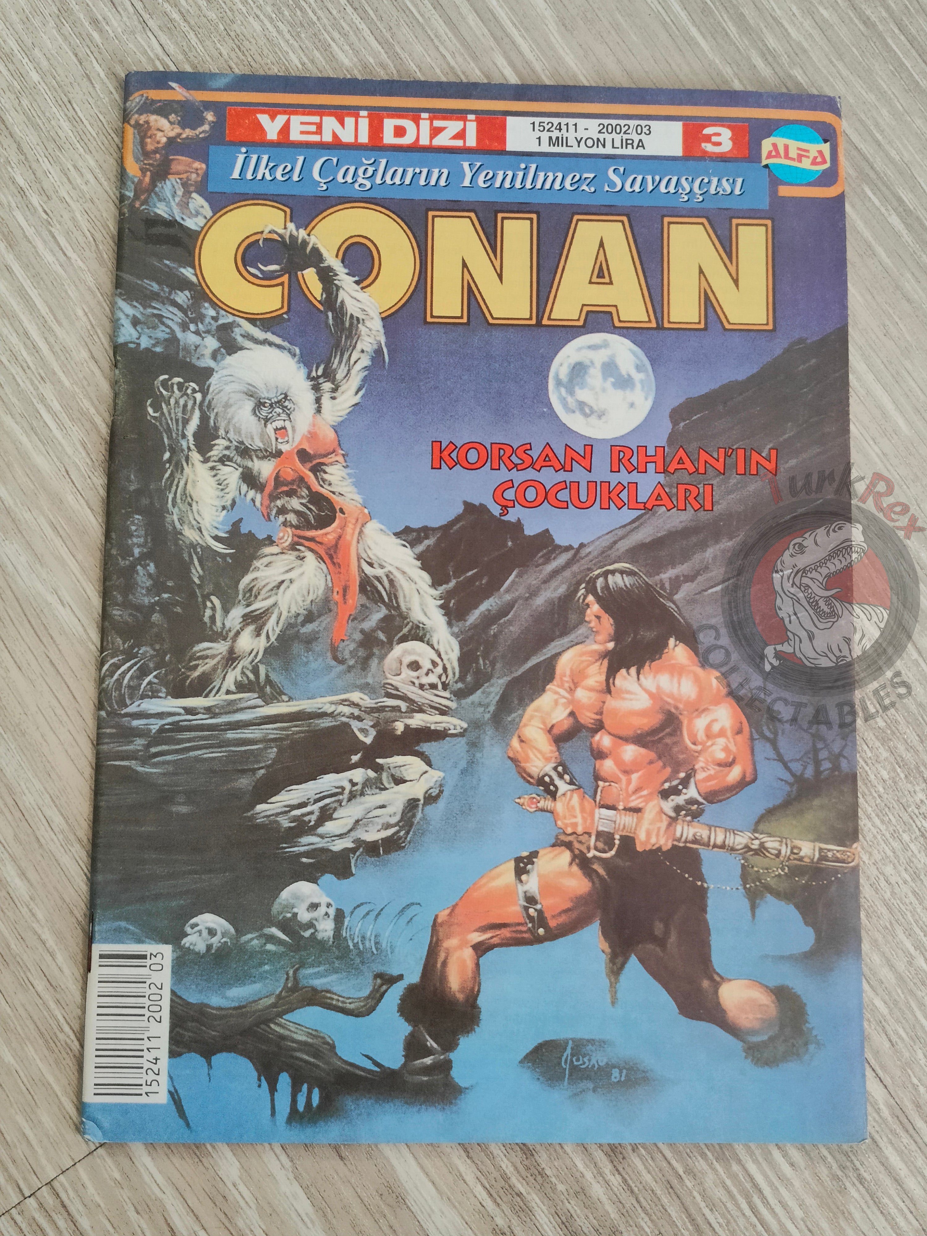 Conan #3 The Savage Sword of Conan #64 Turkish Comic Turkey The Barbarian #3
