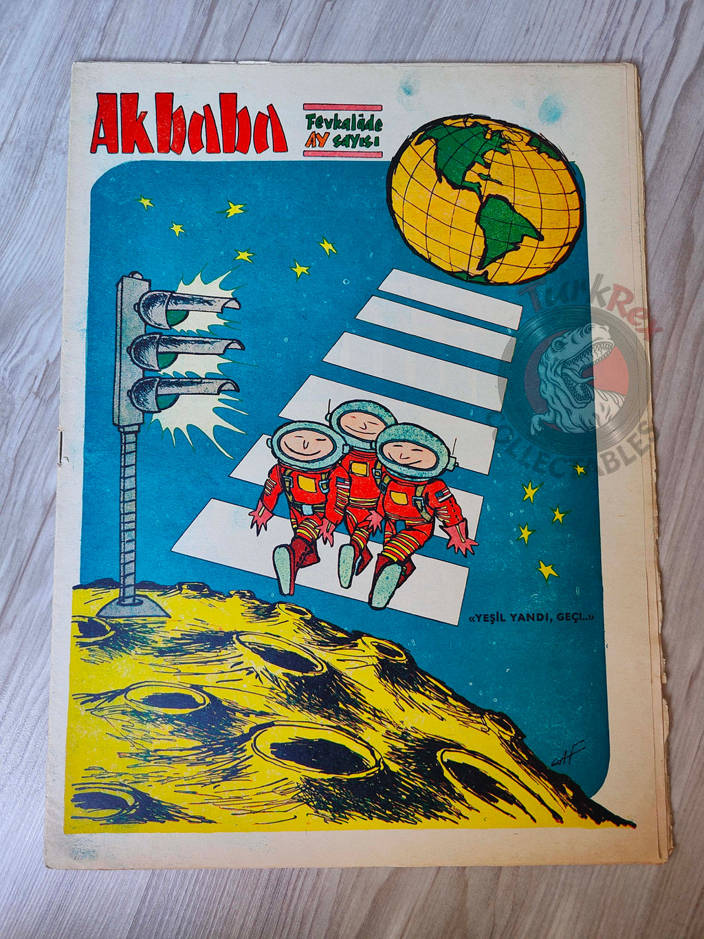 Akbaba 1969 Apollo 11 Moon Turkish Magazine Turkey The Moon Special Issue Space