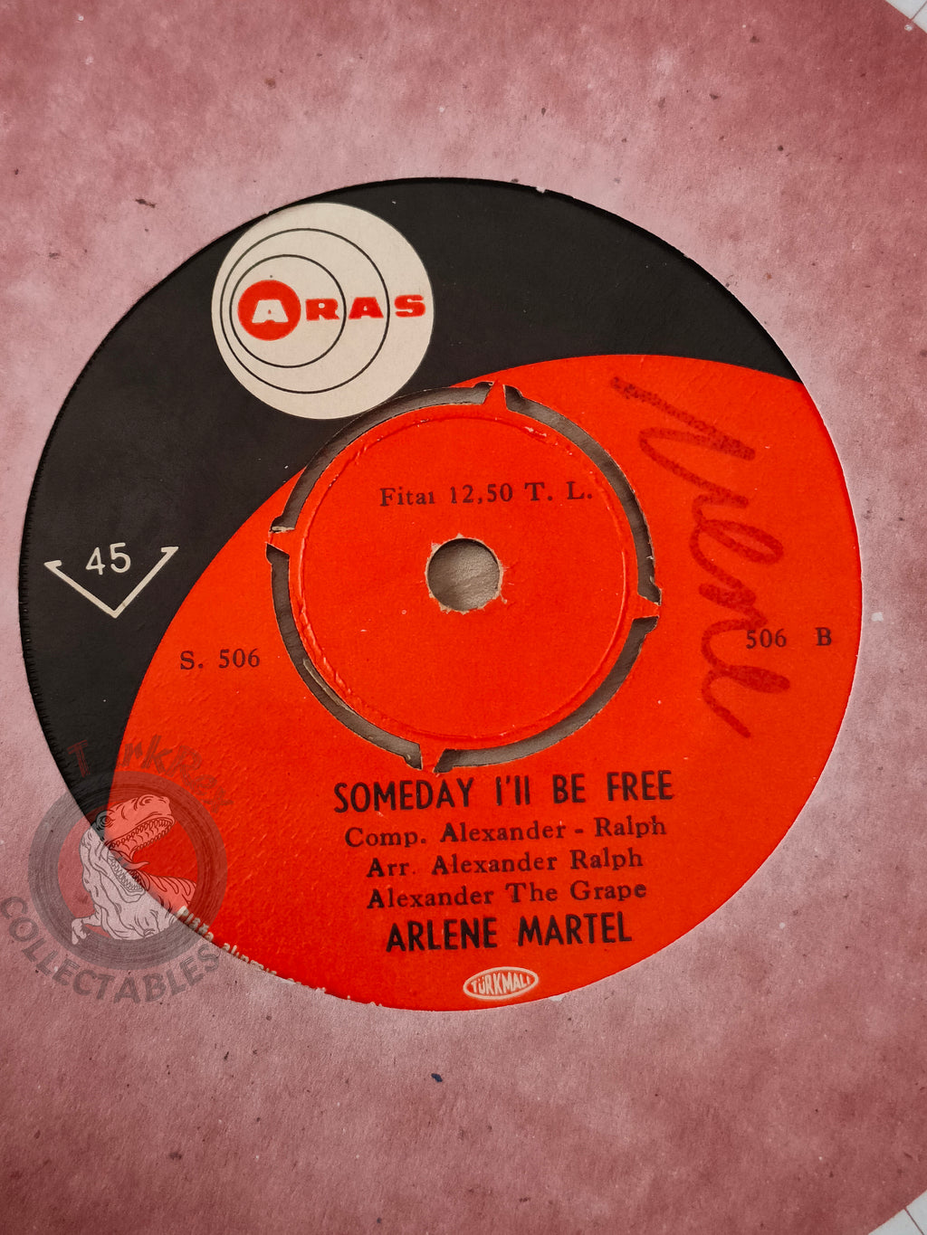 Arlene Martel - Someday I'll Be Free 7" Turkish Pressing Vinyl Turkey Edition