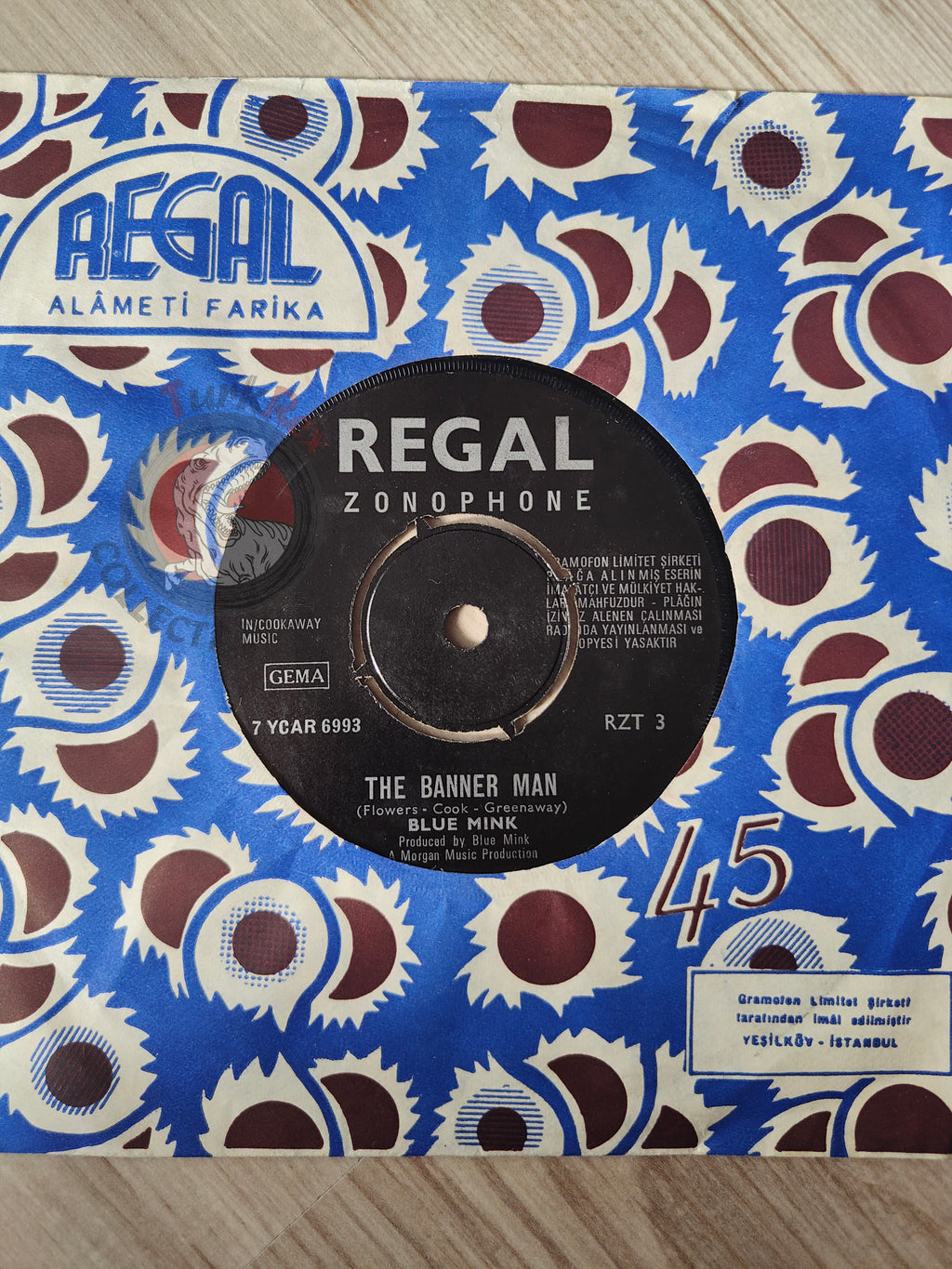 Blue Mink – The Banner Man 7" Turkish Pressing Vinyl Turkey Edition