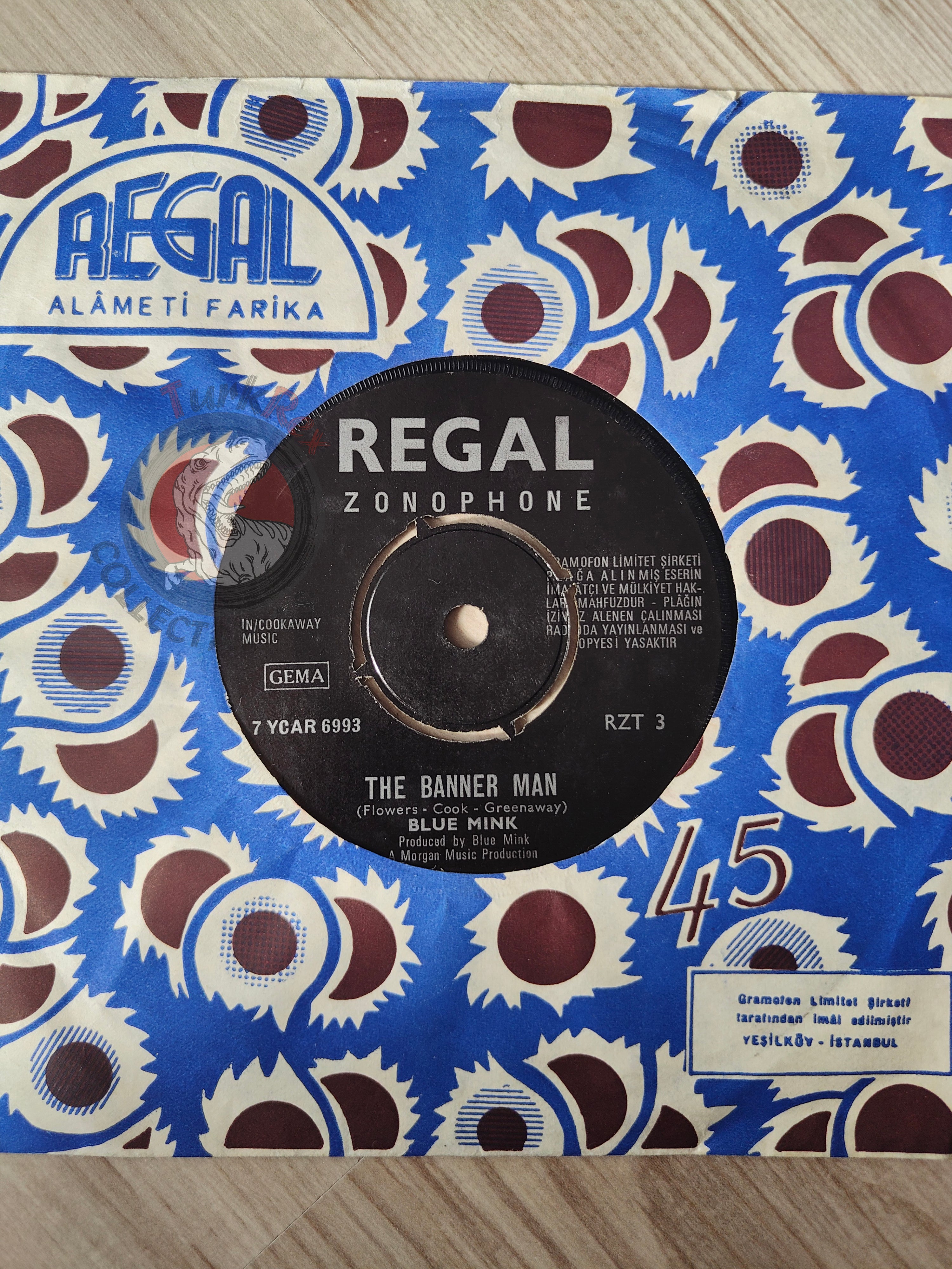 Blue Mink – The Banner Man 7" Turkish Pressing Vinyl Turkey Edition
