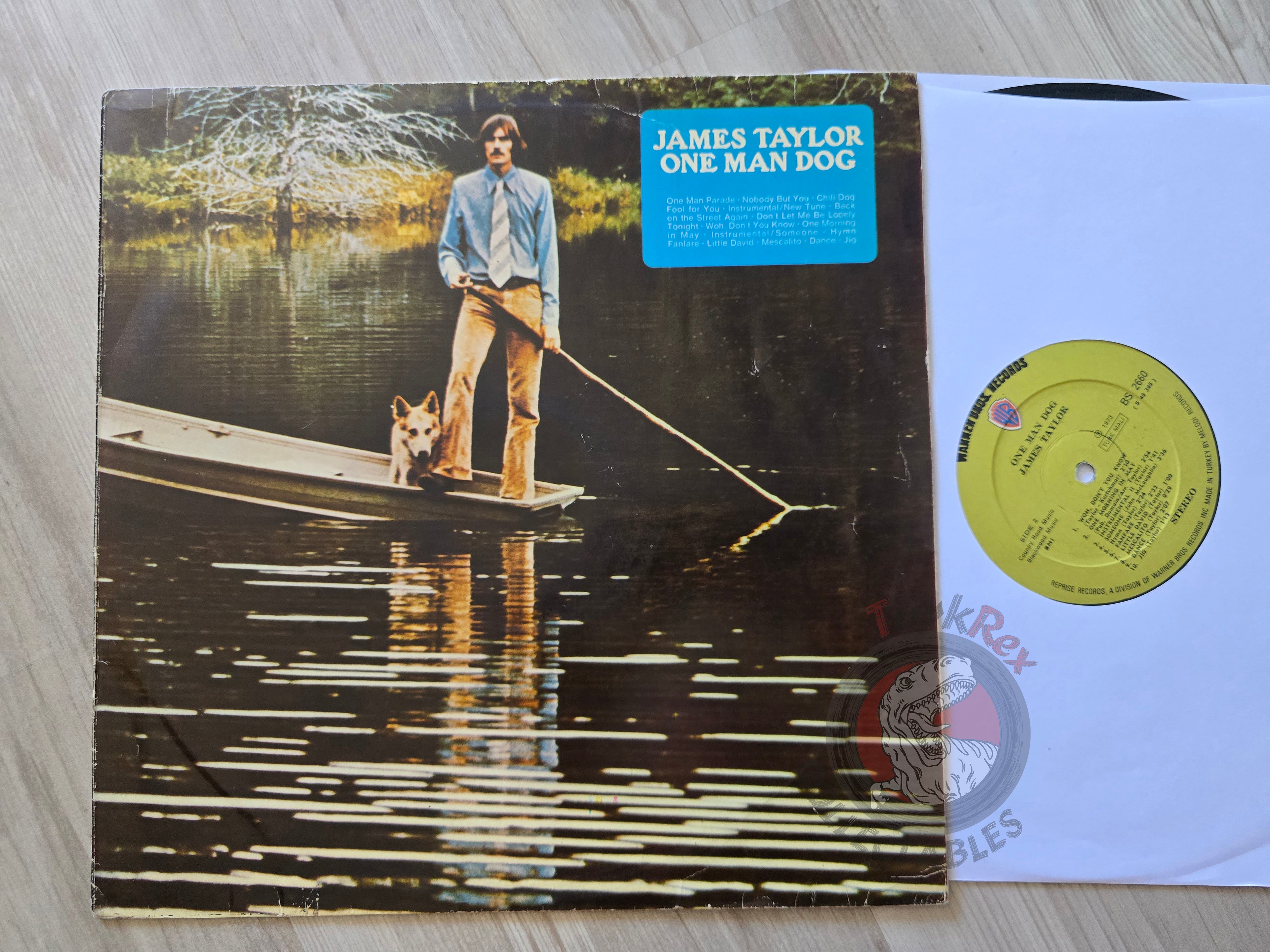 James Taylor – One Man Dog Turkish Pressing Vinyl Turkey Edition