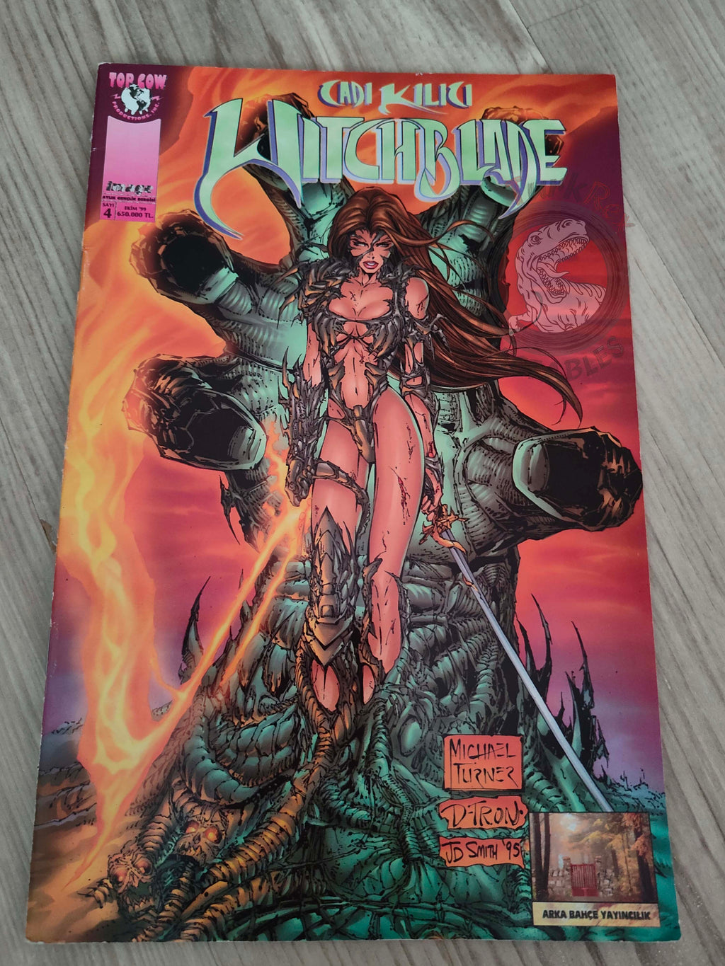 Witchblade #4 1999 Turkish Comic Turkey