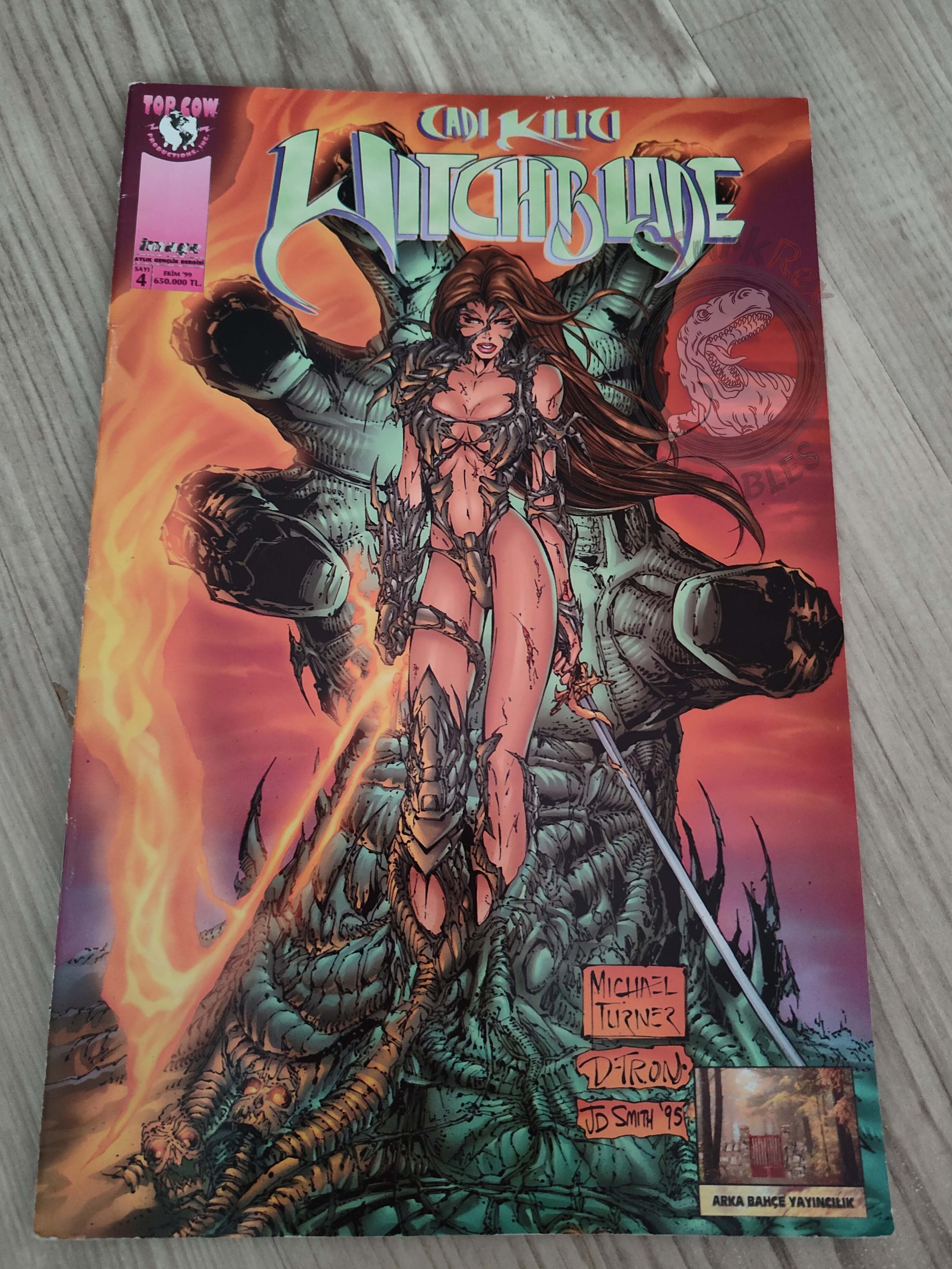 Witchblade #4 1999 Turkish Comic Turkey