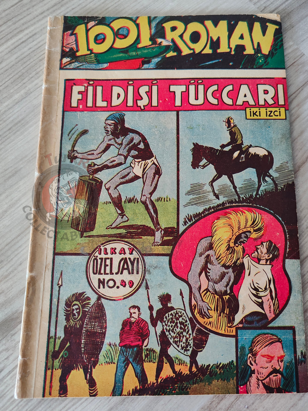 1001 Roman 1944 Tim Tyler’s Luck Turkish Comic Mag Turkey