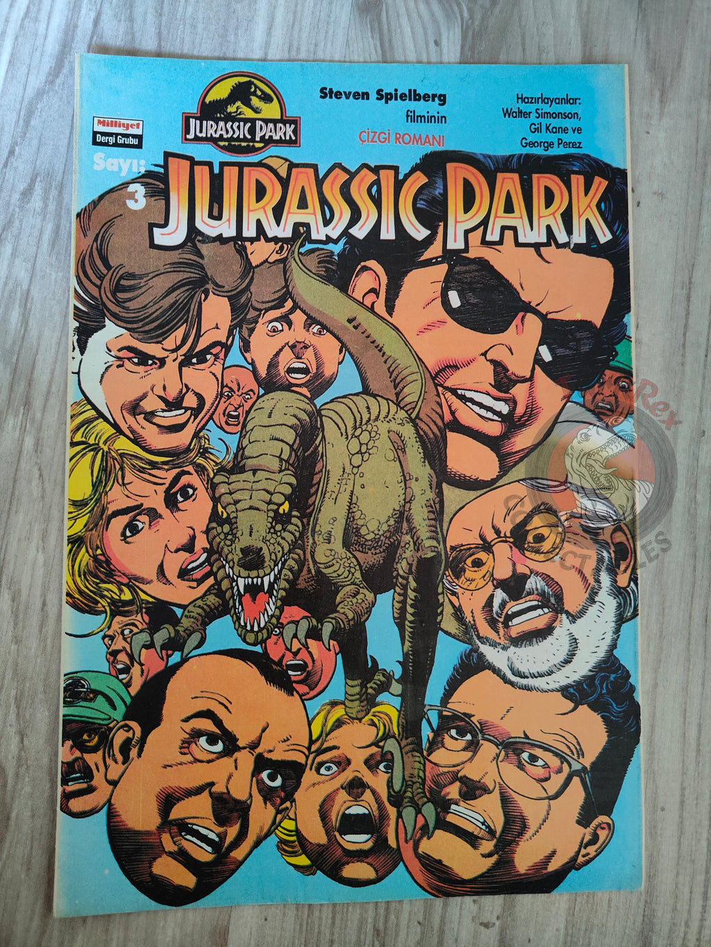 Jurassic Park #3 Turkish Edition Comic Turkey Topps Spielberg