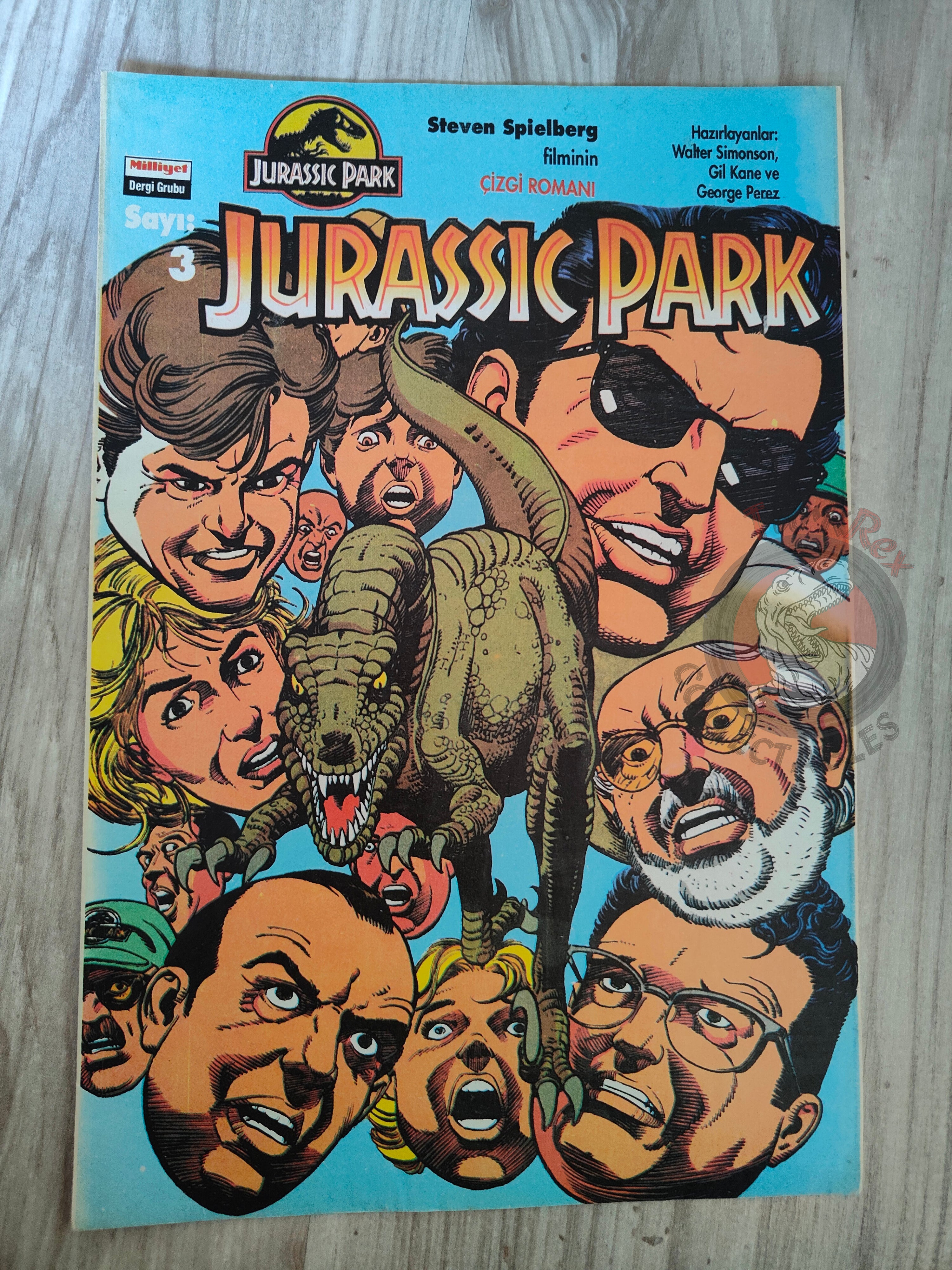 Jurassic Park #3 Turkish Edition Comic Turkey Topps Spielberg