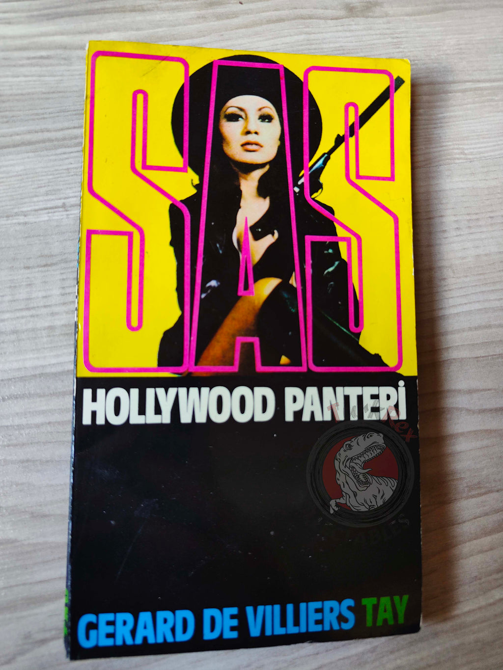 Gerard de Villiers – SAS La Panthère d’Hollywood 1985 Turkish Book Turkey