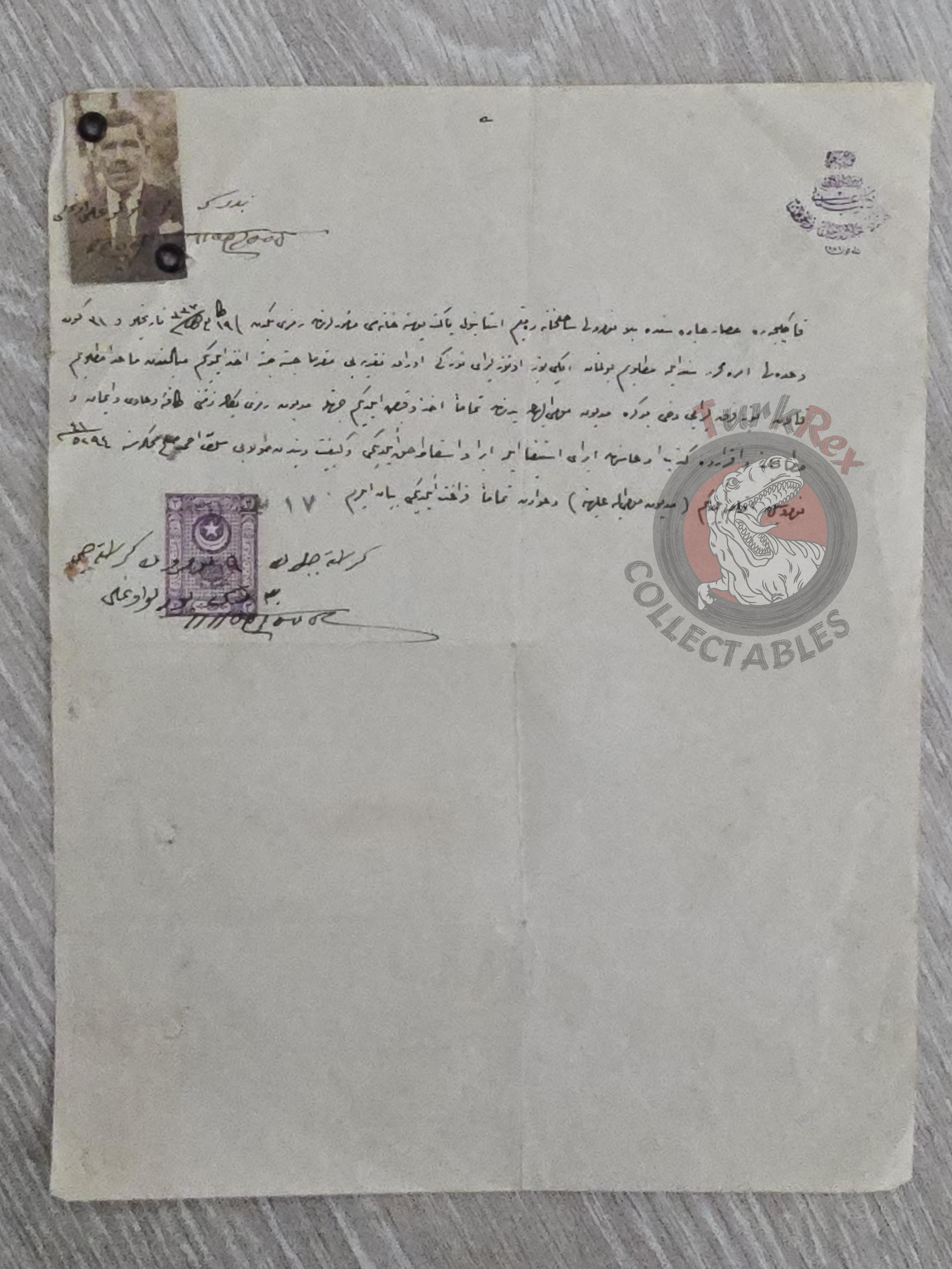 Ottoman 1925 Legal Settlement and Release Deed Istanbul Armenian Citizen Armenia
