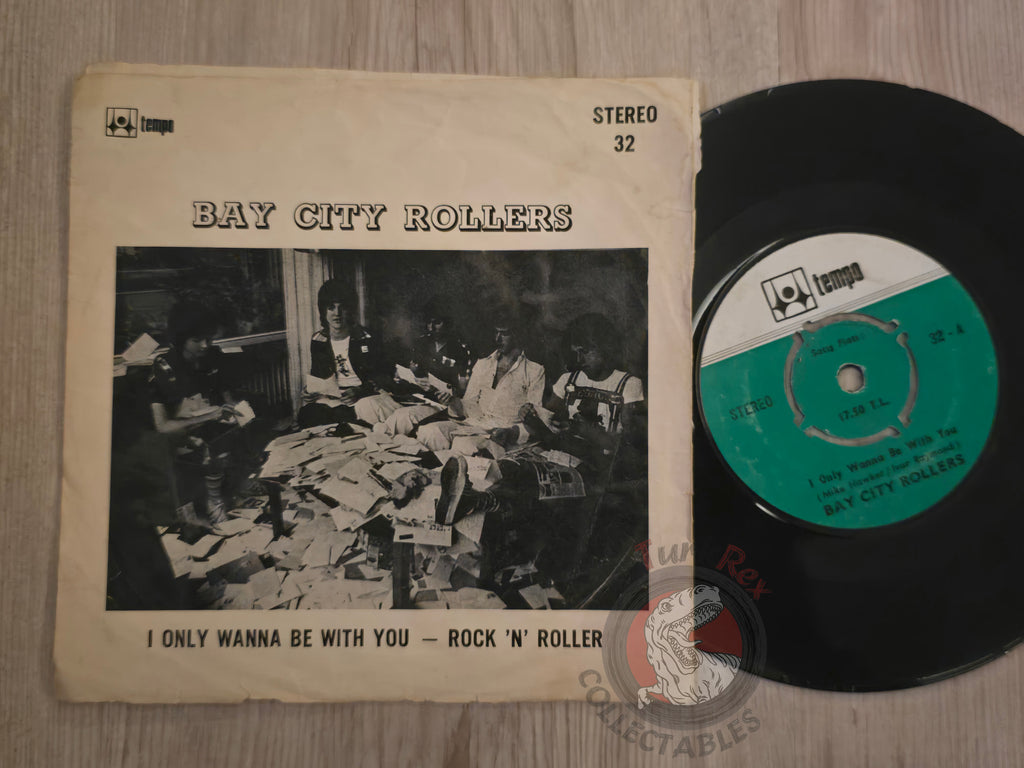Bay City Rollers – I Only Wanna Be With You 7" Turkish Pressing Vinyl Turkey Edition