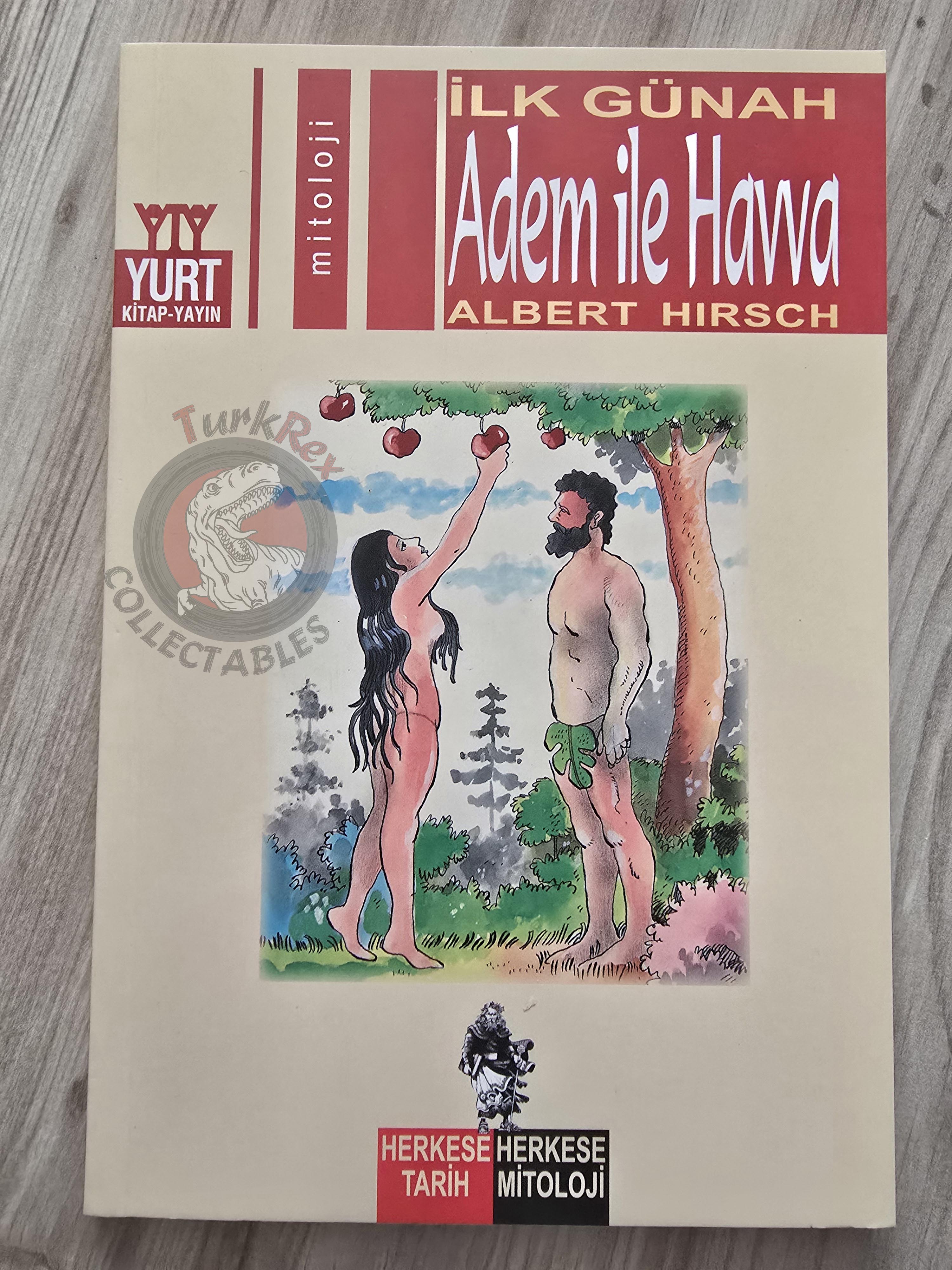 Adam and Eve – Albert Hirsch 2003 Turkish Book Turkey Illustrated by Turkish Artist
