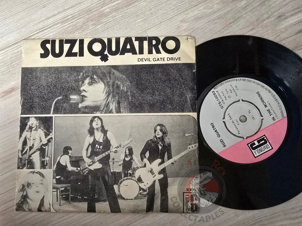 Suzi Quatro – Devil Gate Drive 7" Turkish Pressing Vinyl Turkey Edition 1