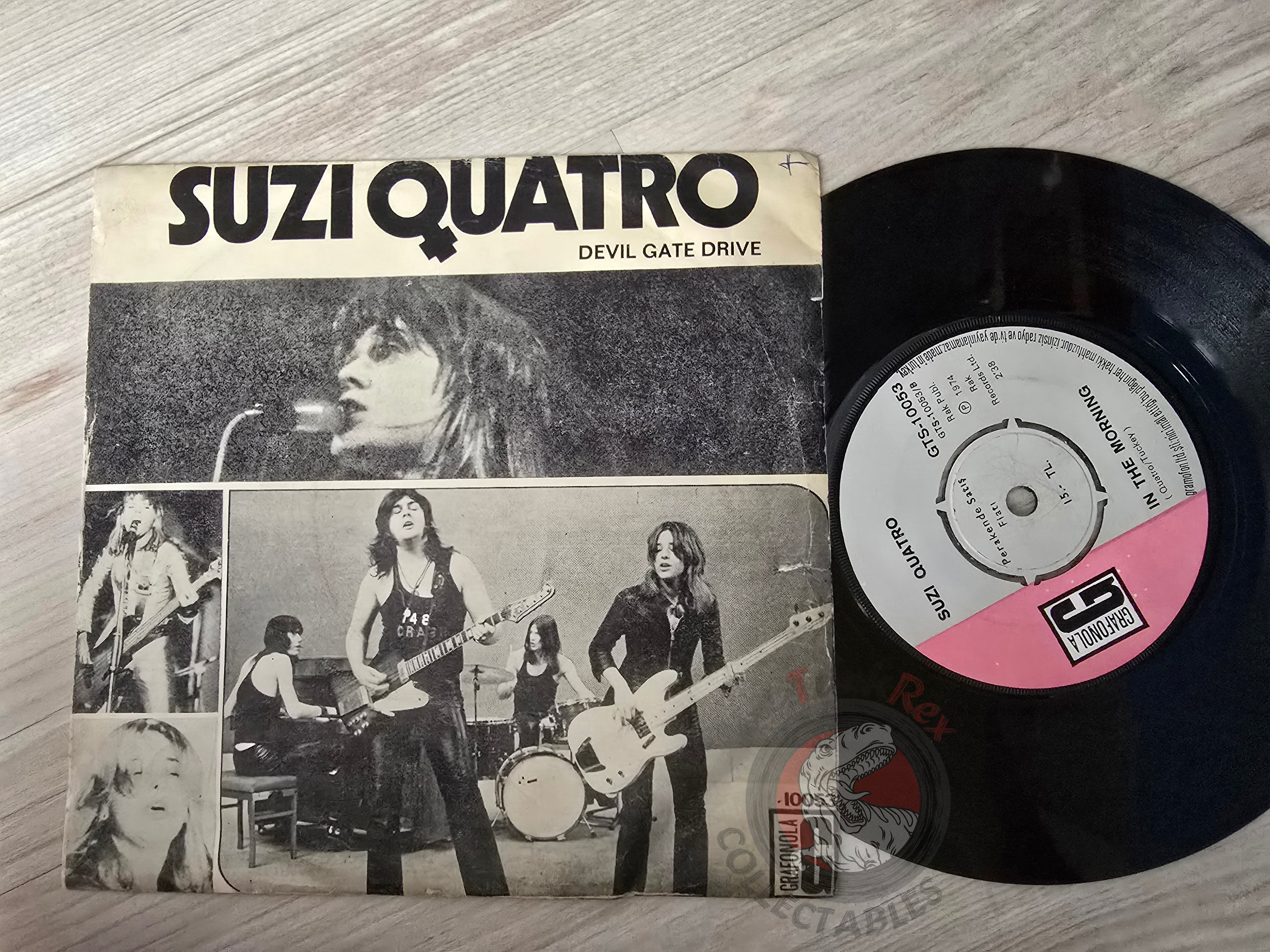 Suzi Quatro – Devil Gate Drive 7" Turkish Pressing Vinyl Turkey Edition 1