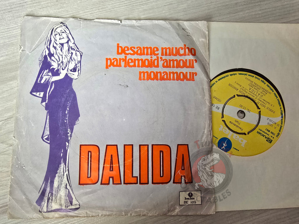 Dalida – Besame Mucho 7" Turkish Pressing Vinyl Turkey Edition 2