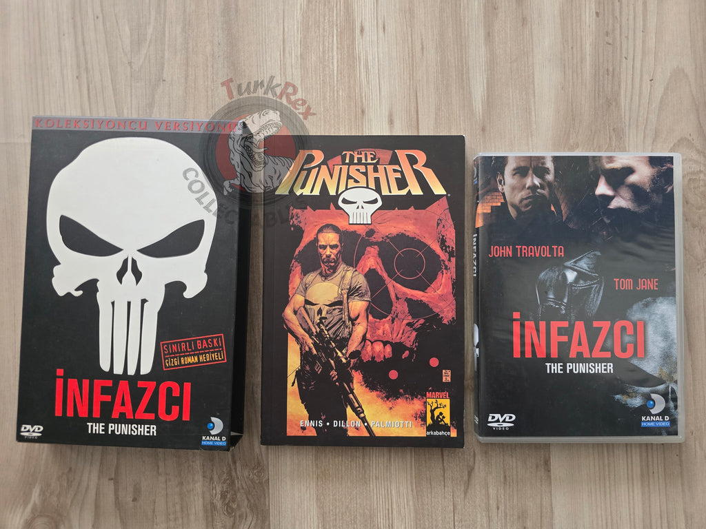 The Punisher Collector's Edition Turkish Comic + DVD Turkey 2004 Welcome Back, Frank