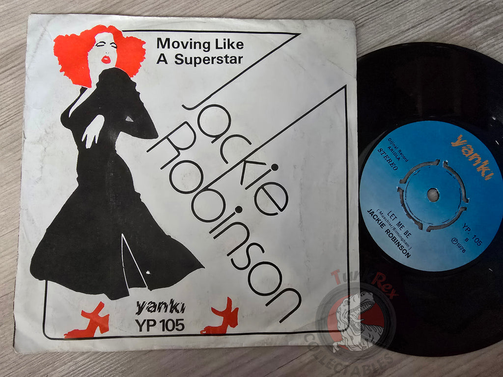 Jackie Robinson – Moving Like A Superstar 7" Turkish Pressing Vinyl Turkey Edition