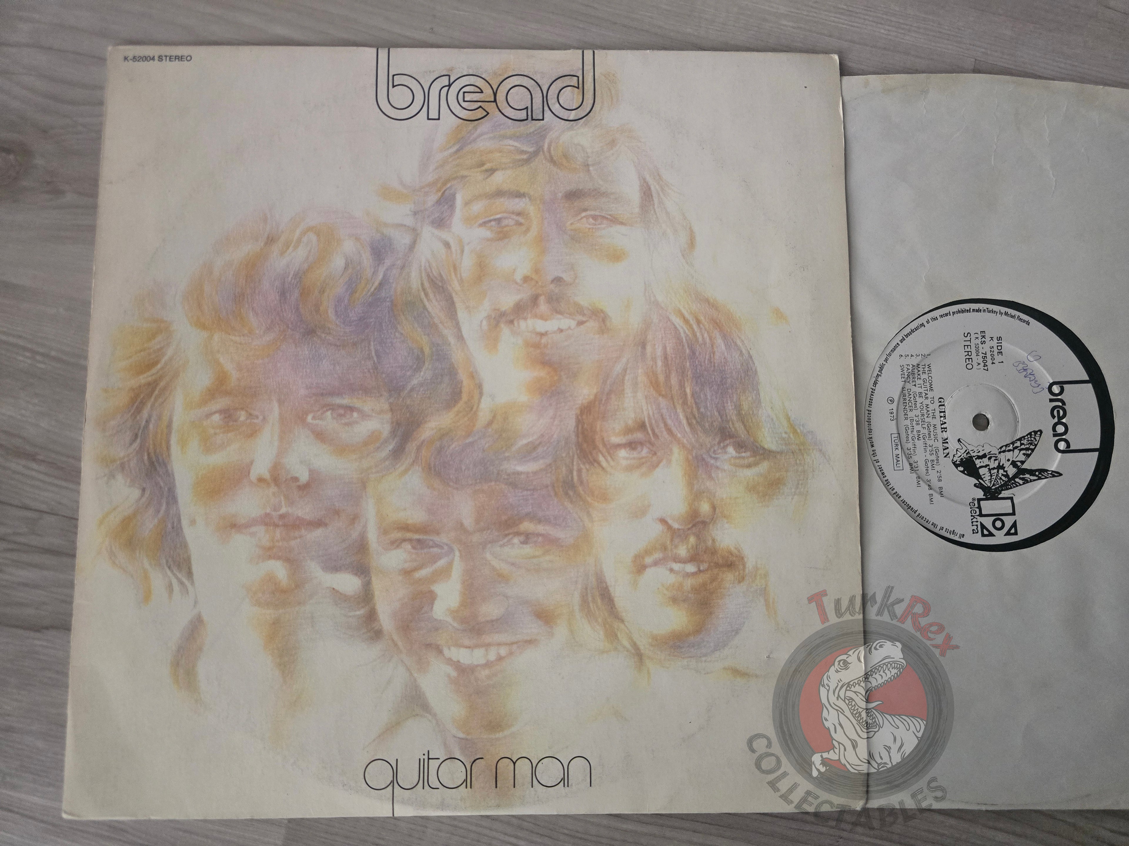 Bread – Guitar Man Turkish Pressing Vinyl Turkey Edition