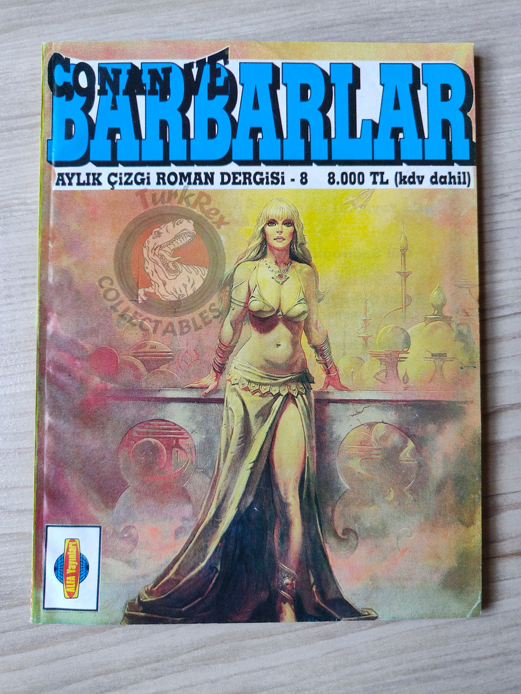 Conan ve Barbarlar #8 1994 Red Sonja Turkish Comic Turkey