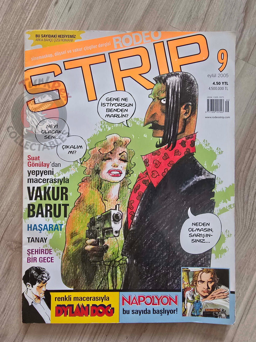 Rodeo Strip 2005 Dylan Dog Turkish Comic Mag Odie Bracy Carlo Ambrosini David Cronenberg