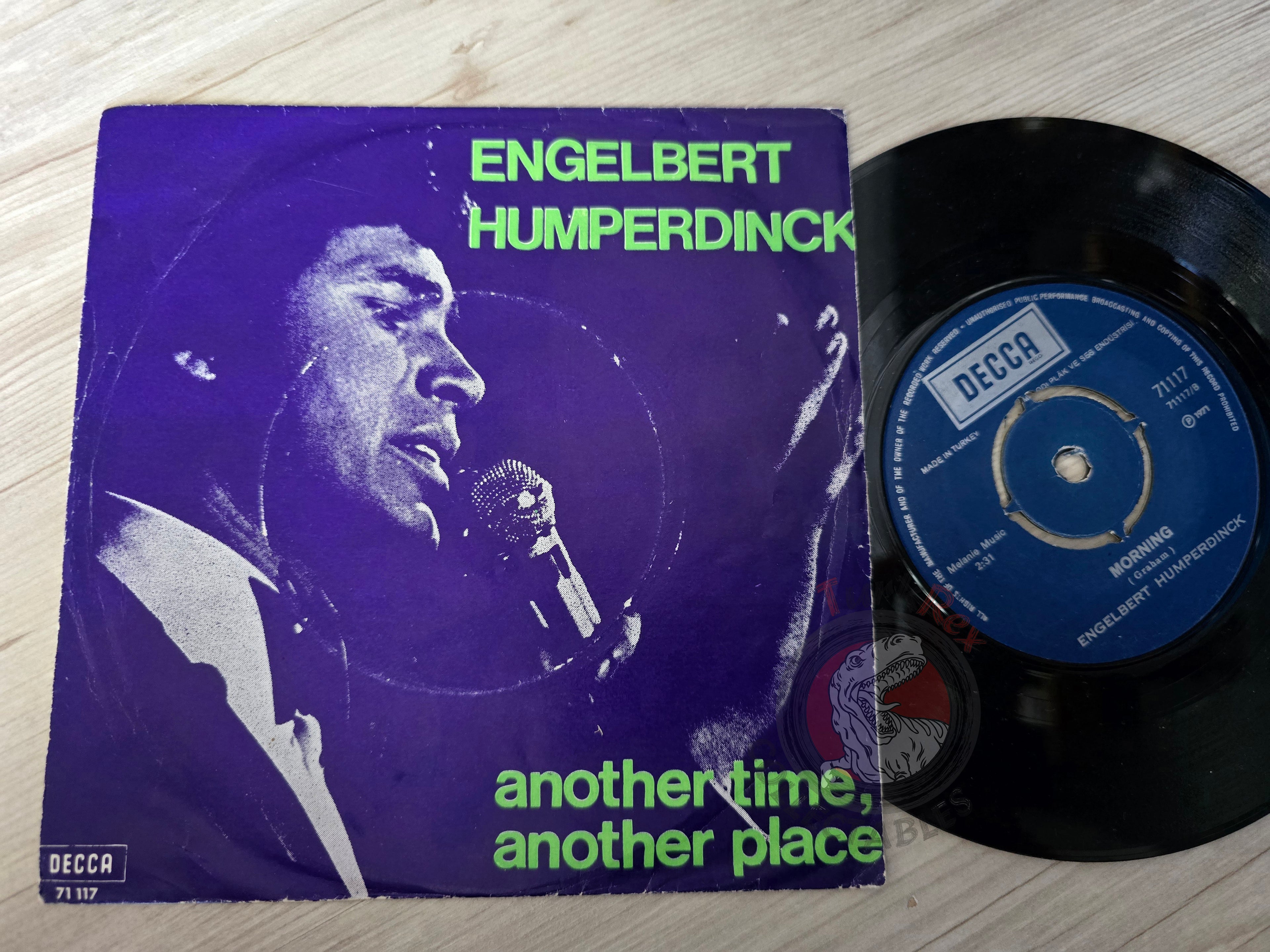 Engelbert Humperdinck – Another Time, Another Place 7" Turkish Pressing Vinyl Turkey Edition
