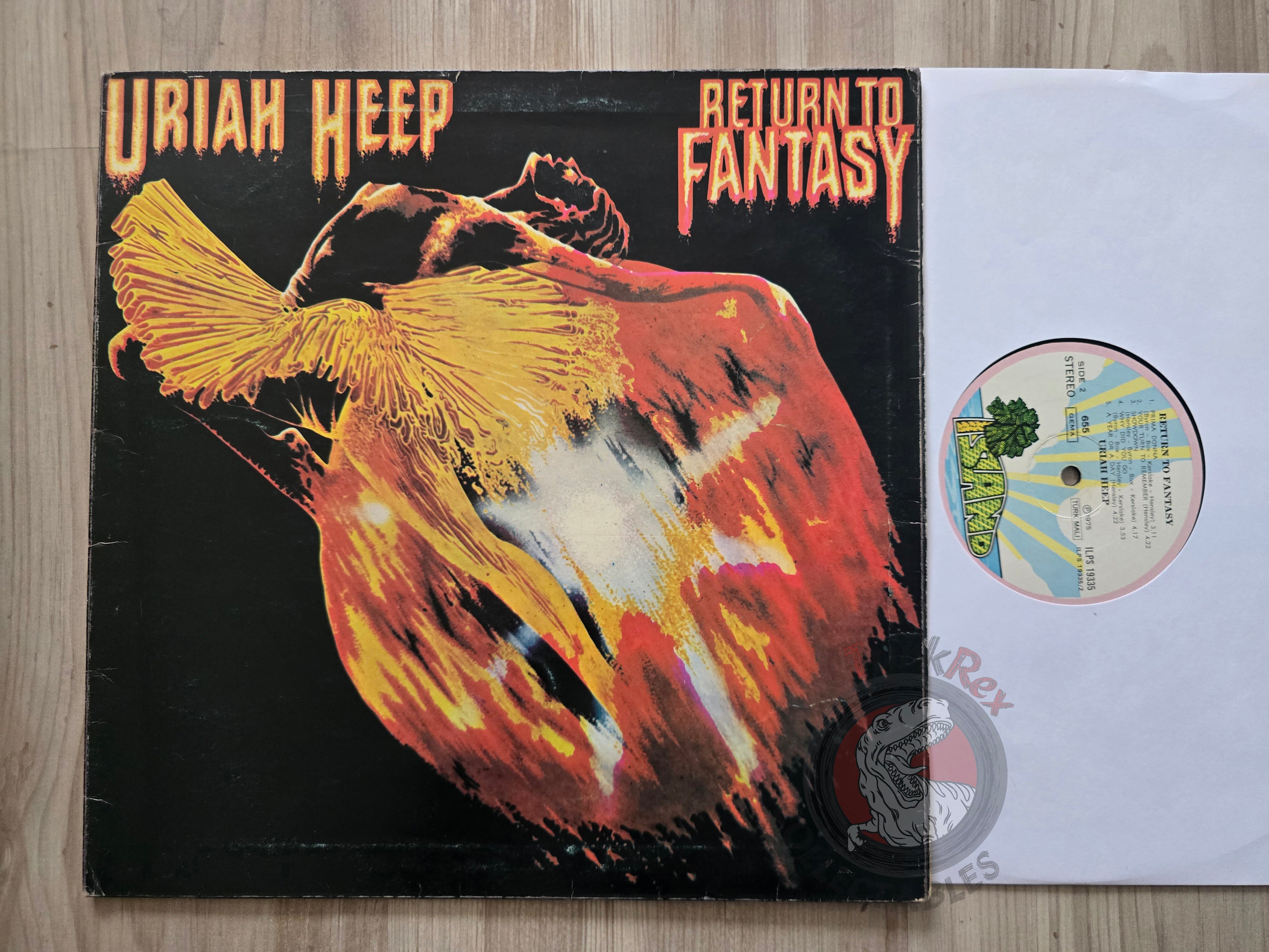 Uriah Heep – Return to Fantasy Turkish Pressing Vinyl Turkey Edition