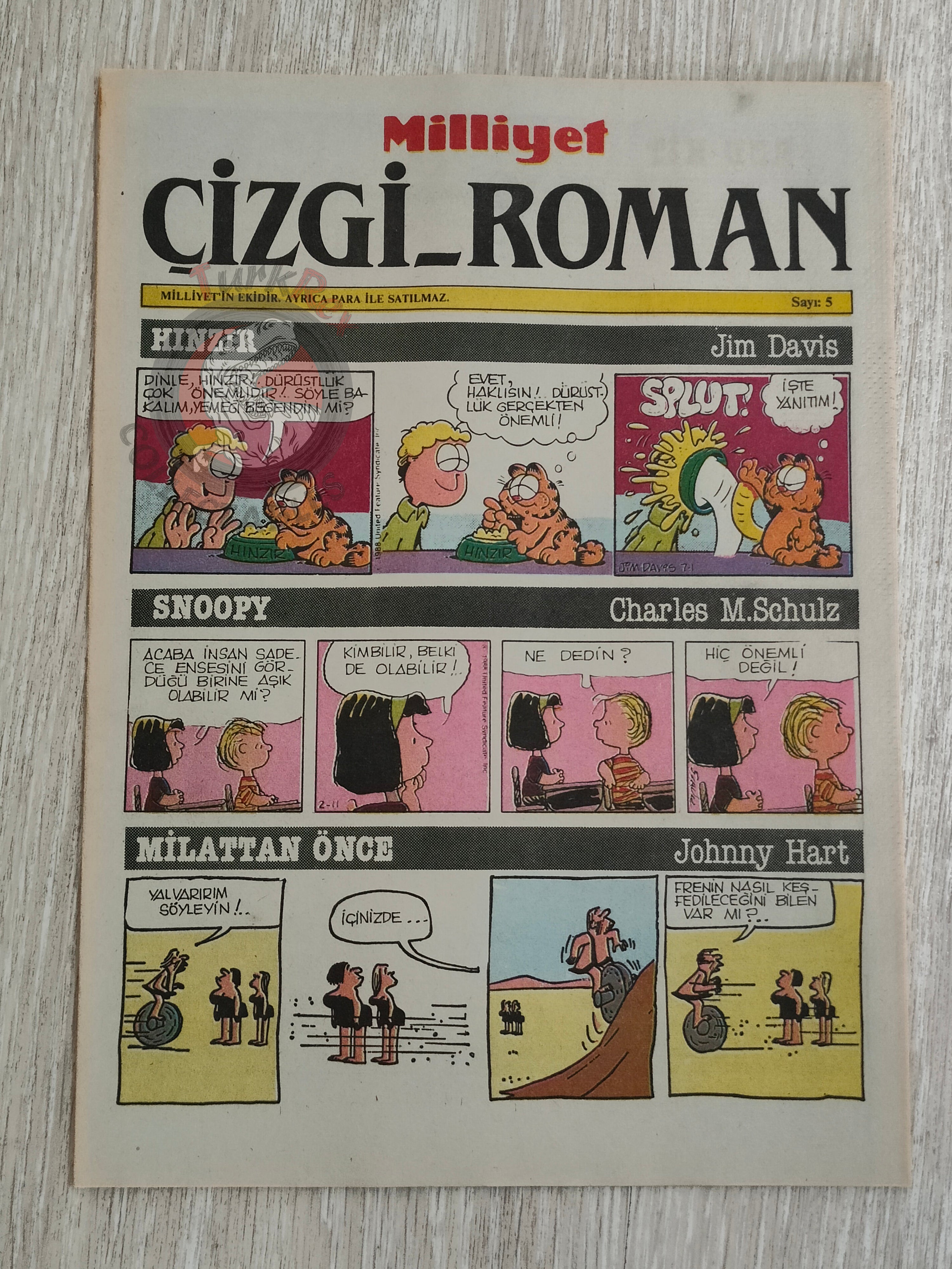Milliyet Çizgi Roman #5 1988 Turkish Comic Turkey Belle Star Mr. Abernathy Green Force Five
