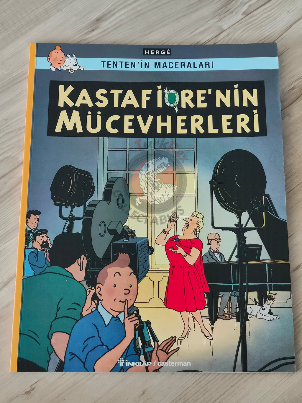 Tintin – The Castafiore Emerald 2007 Turkish Edition Comic Turkey 1st İnkilap