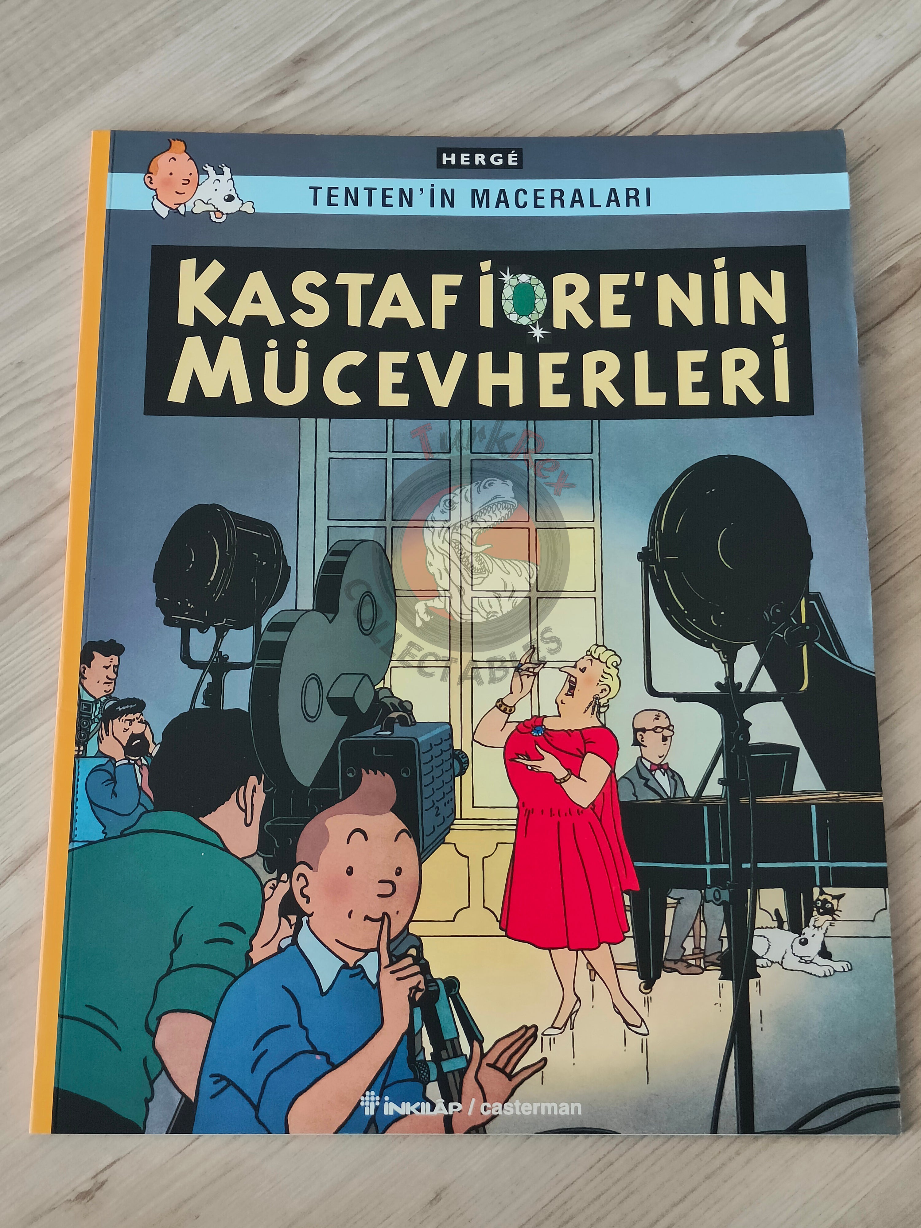 Tintin – The Castafiore Emerald 2007 Turkish Edition Comic Turkey 1st İnkilap