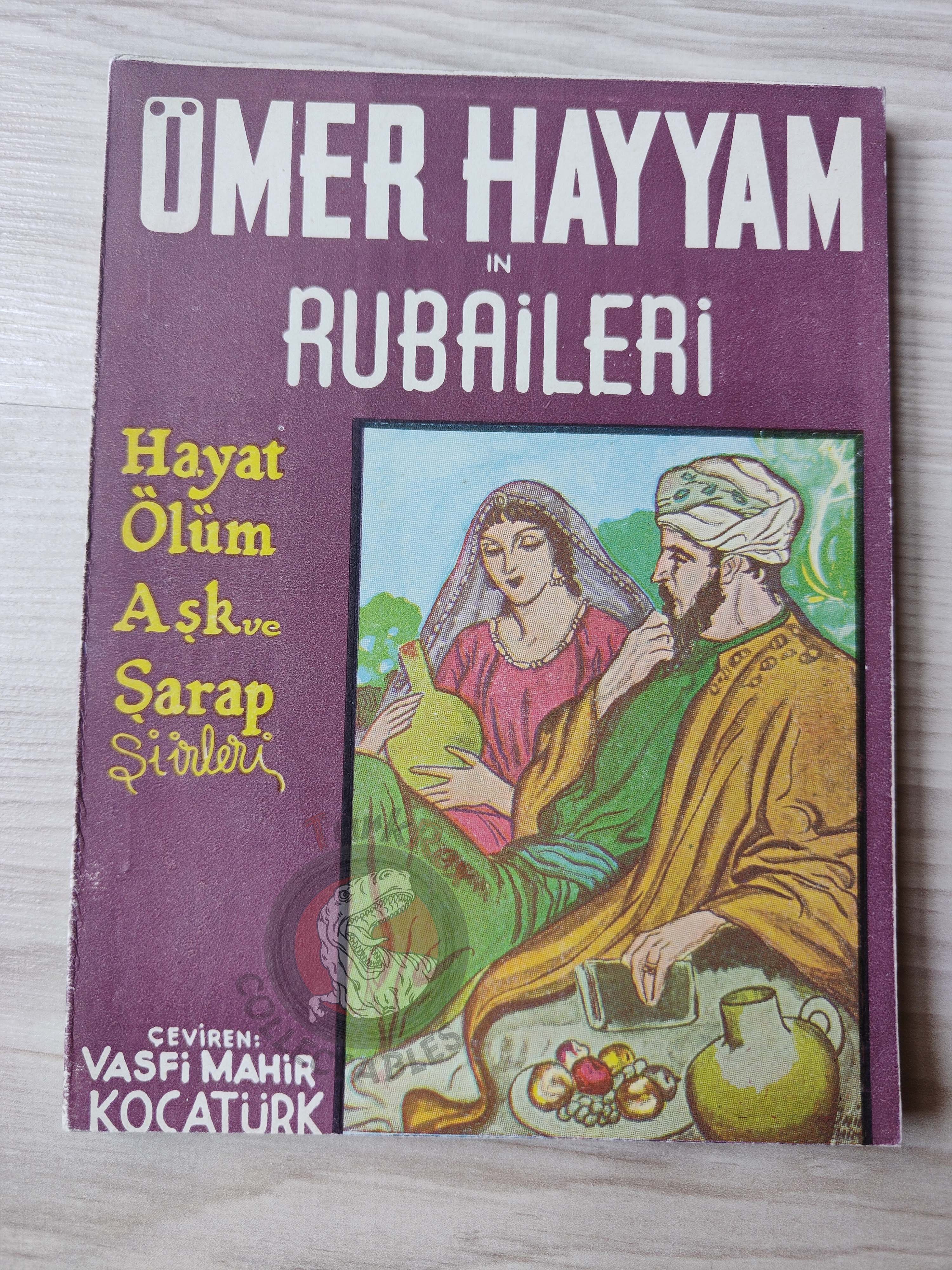 Rubaiyat of Omar Khayyam 1955 Illustrated Turkish Book Turkey