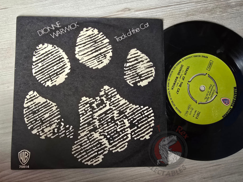 Dionne Warwick – Track Of The Cat 7" Turkish Pressing Vinyl Turkey Edition Promo