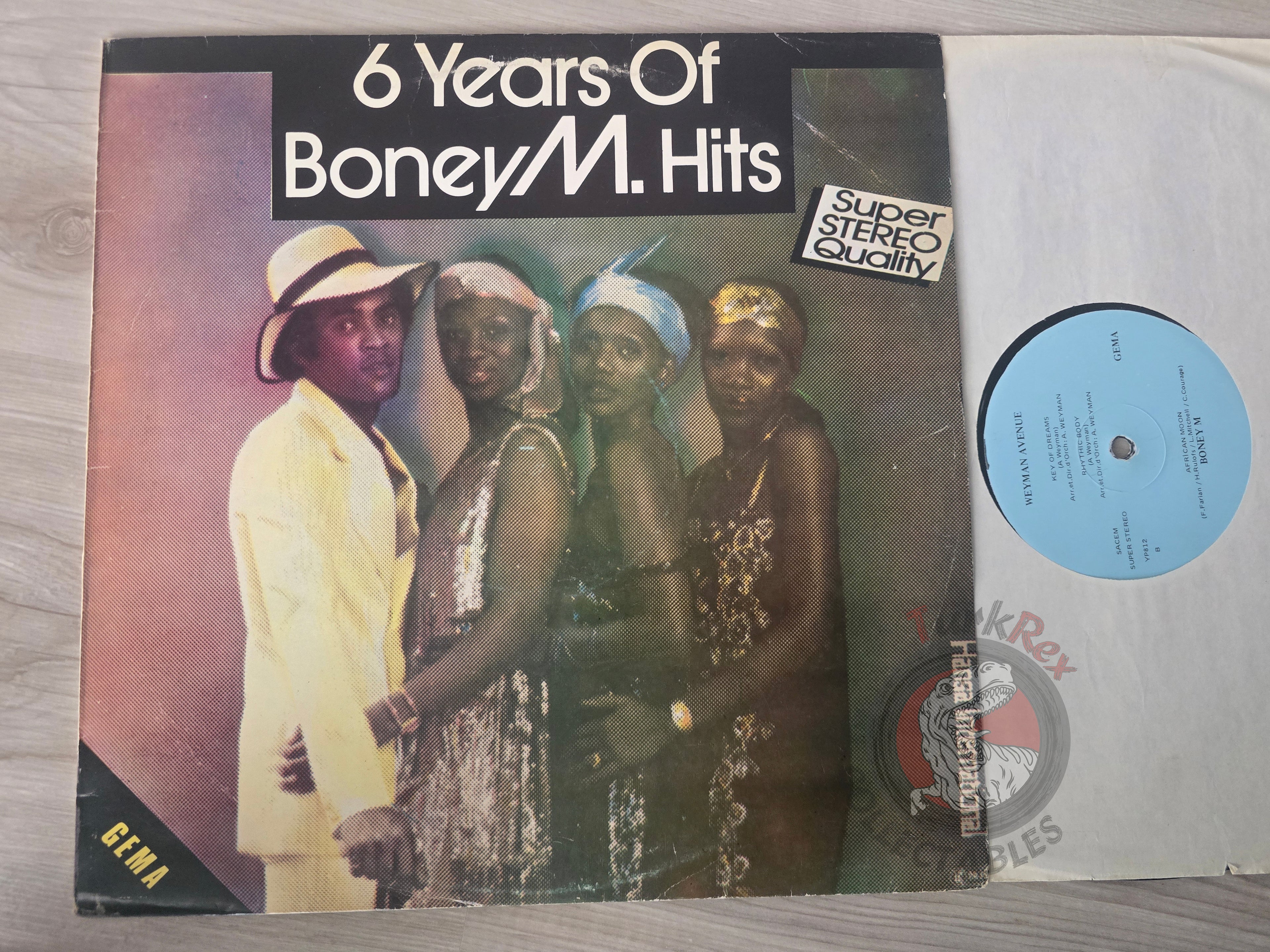 Boney M. / Weyman Avenue – 6 Years Of Boney M. Hits  Turkish Pressing Vinyl Turkey Edition