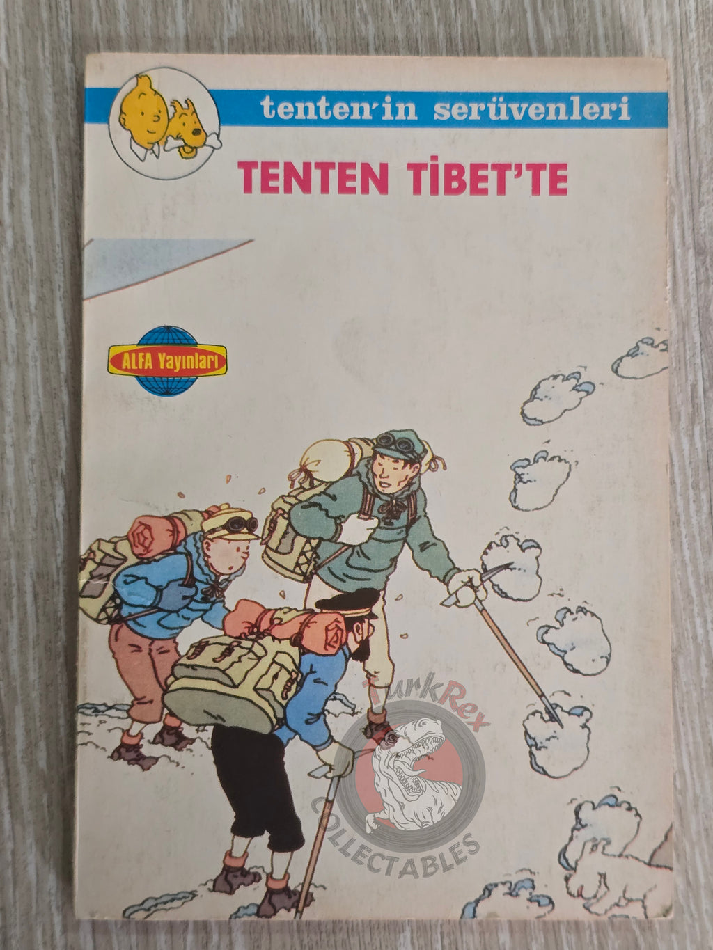 Tintin – Tintin In Tibet mid 1980s Turkish Edition Comic Turkey
