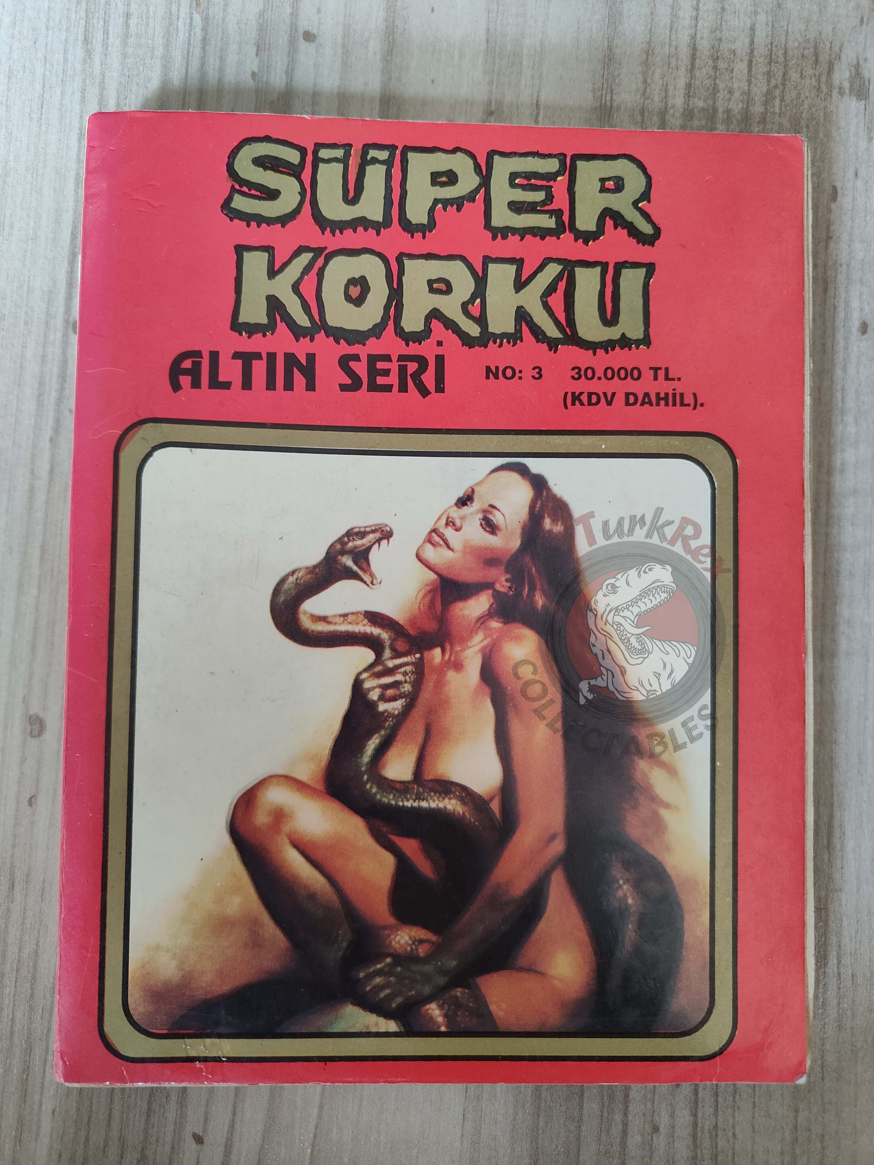 Süper Korku Altın Seri #3 1987 Turkish Comic Turkey Warren Creepy Eerie  Boris Vallejo