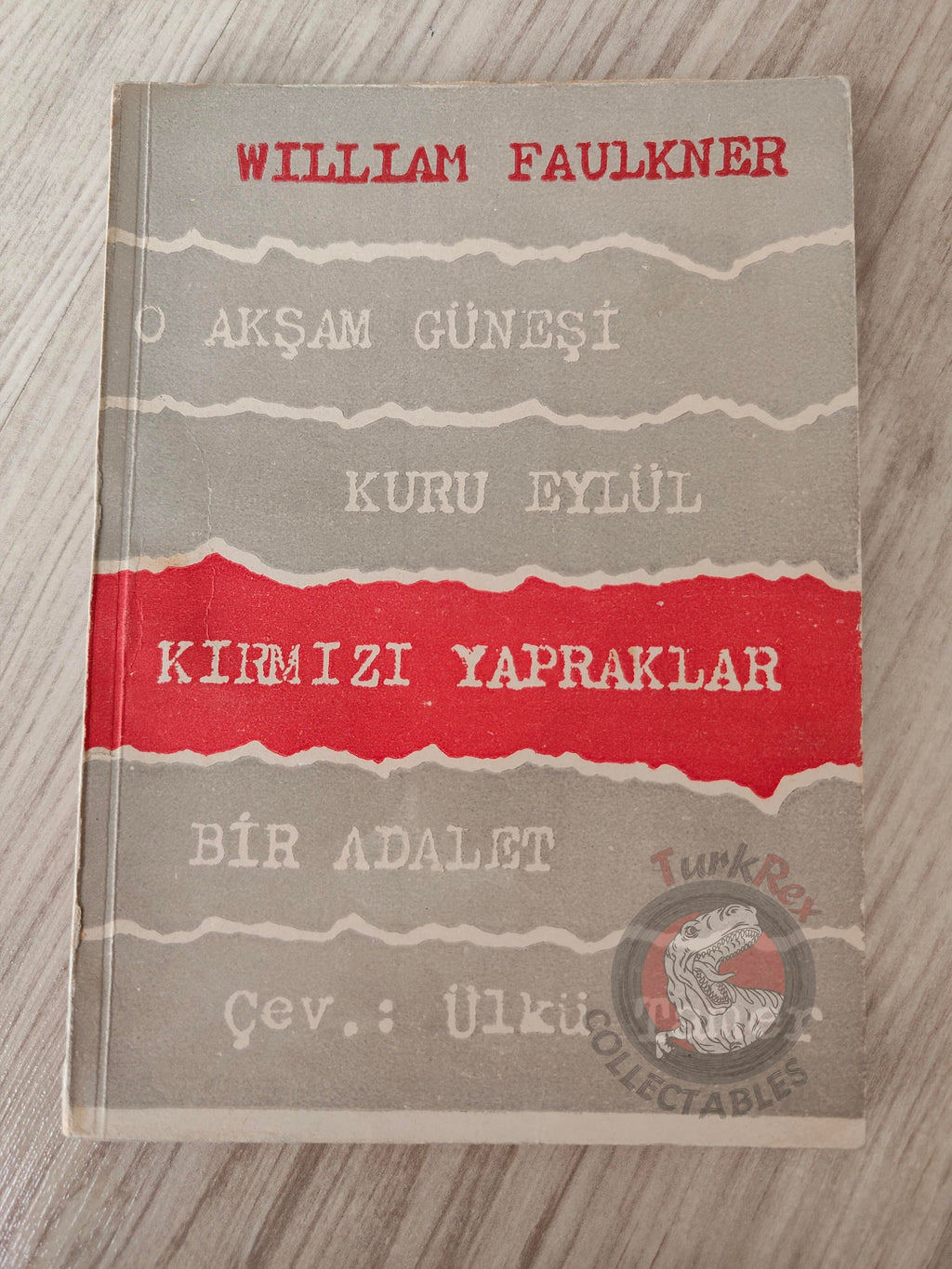 William Faulkner – Red Leaves 1959 1st Turkish Book Turkey
