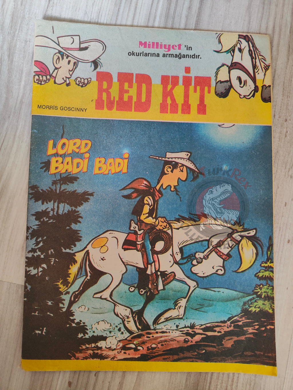 Lucky Luke - Le Pied-tendre  1990s Turkish Comic Turkey
