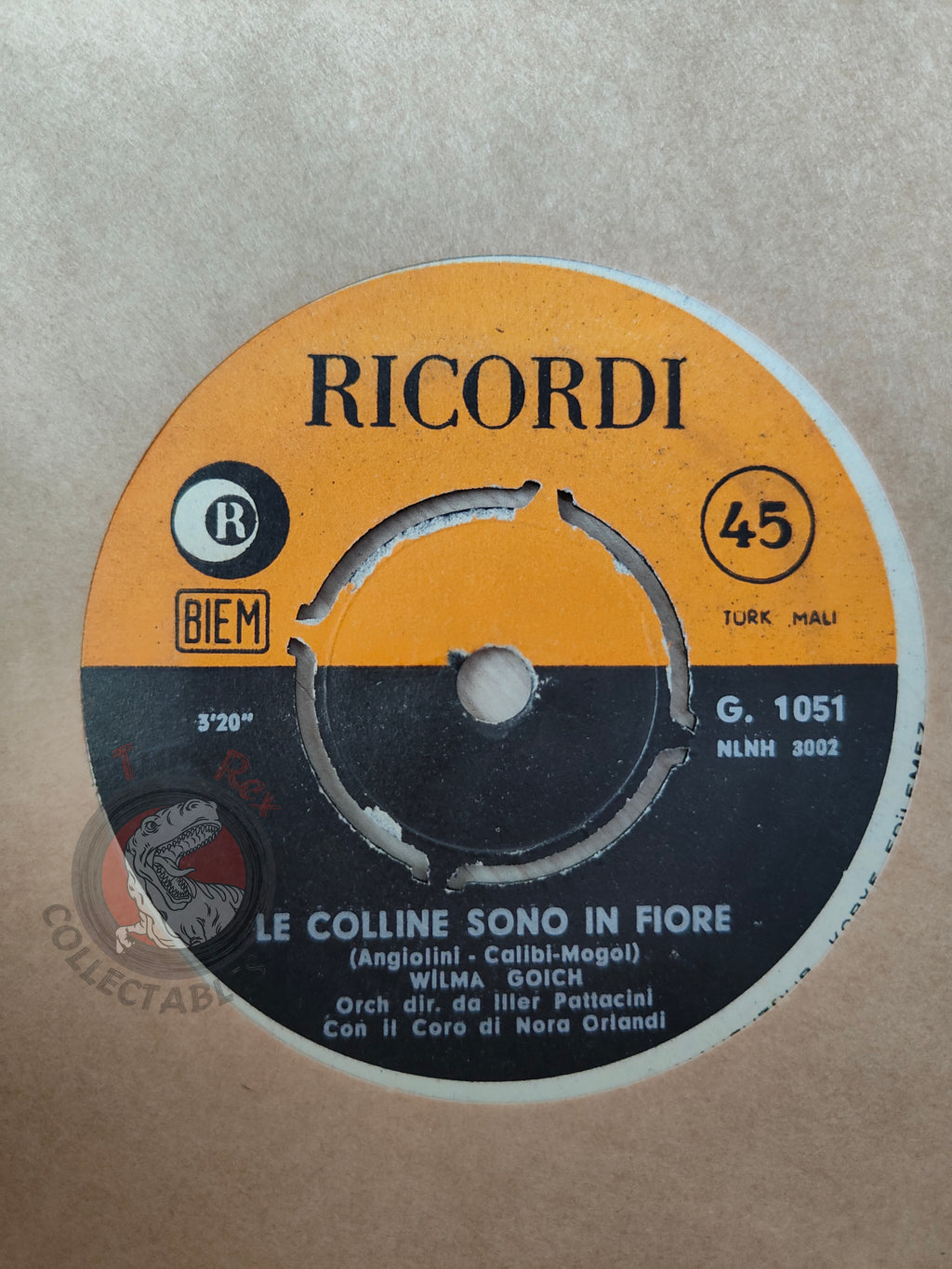 Wilma Goich – Ho Capito Che Ti Amo 7" Turkish Pressing Vinyl Turkey Edition