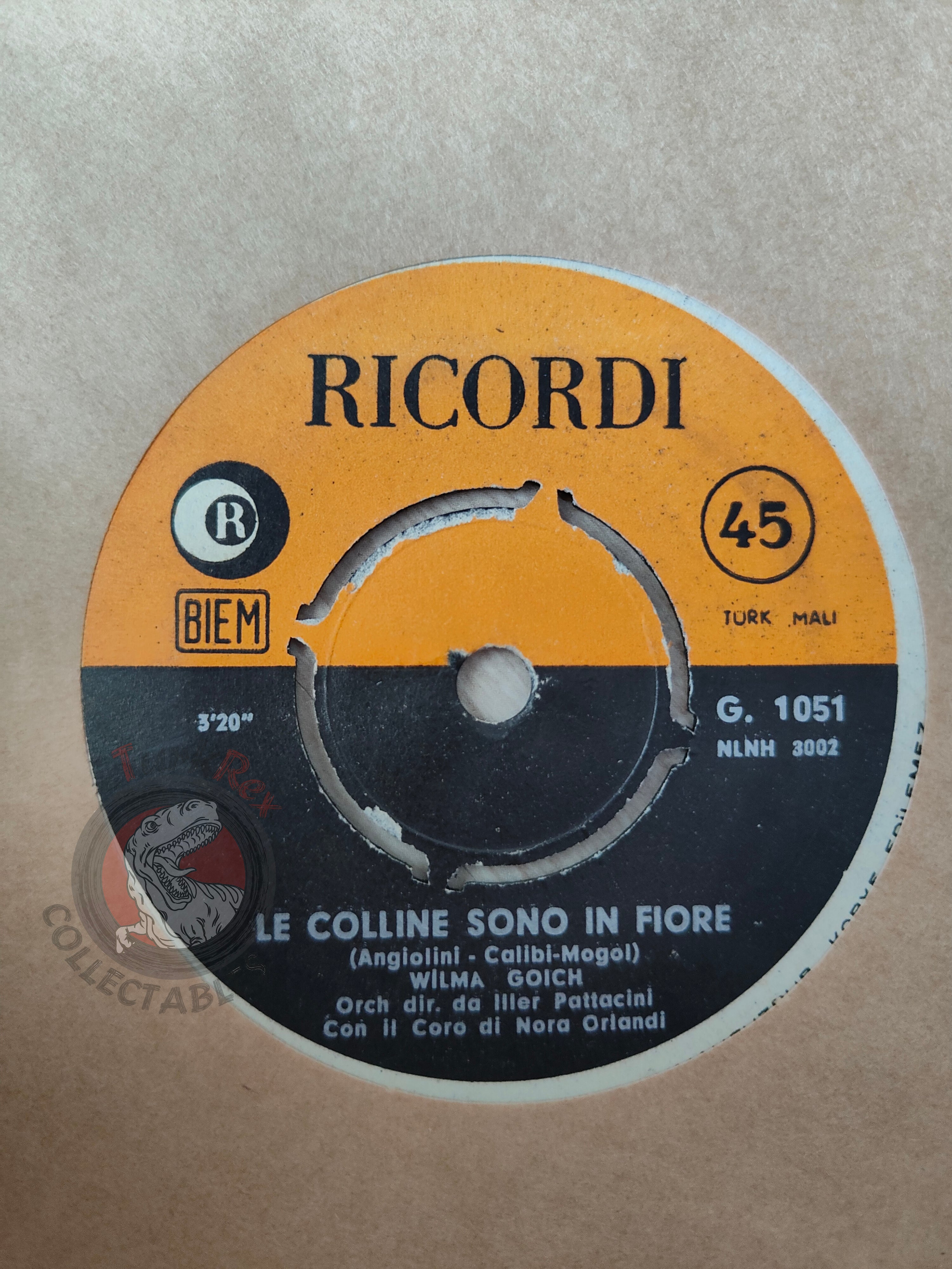 Wilma Goich – Ho Capito Che Ti Amo 7" Turkish Pressing Vinyl Turkey Edition