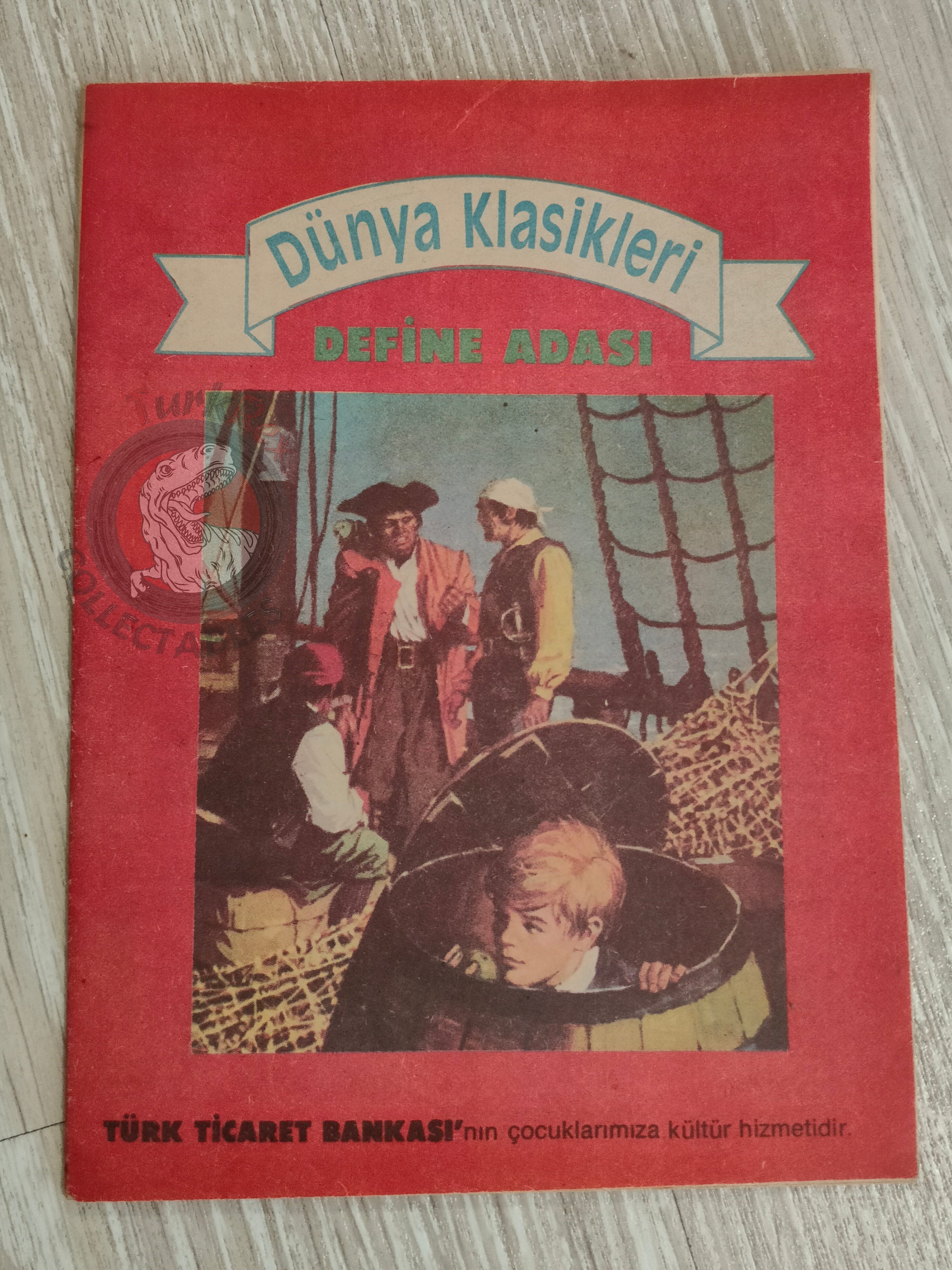 Treasure Island – Robert Louis Stevenson Turkish Comic Turkey Grandes Aventuras