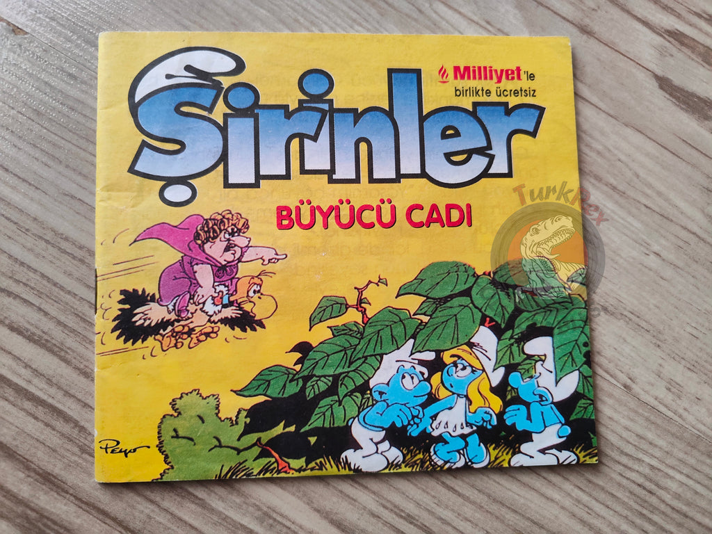 The Smurfs - Hogatha 2004 Turkish Book Turkey Die Schlümpfe Minibuch