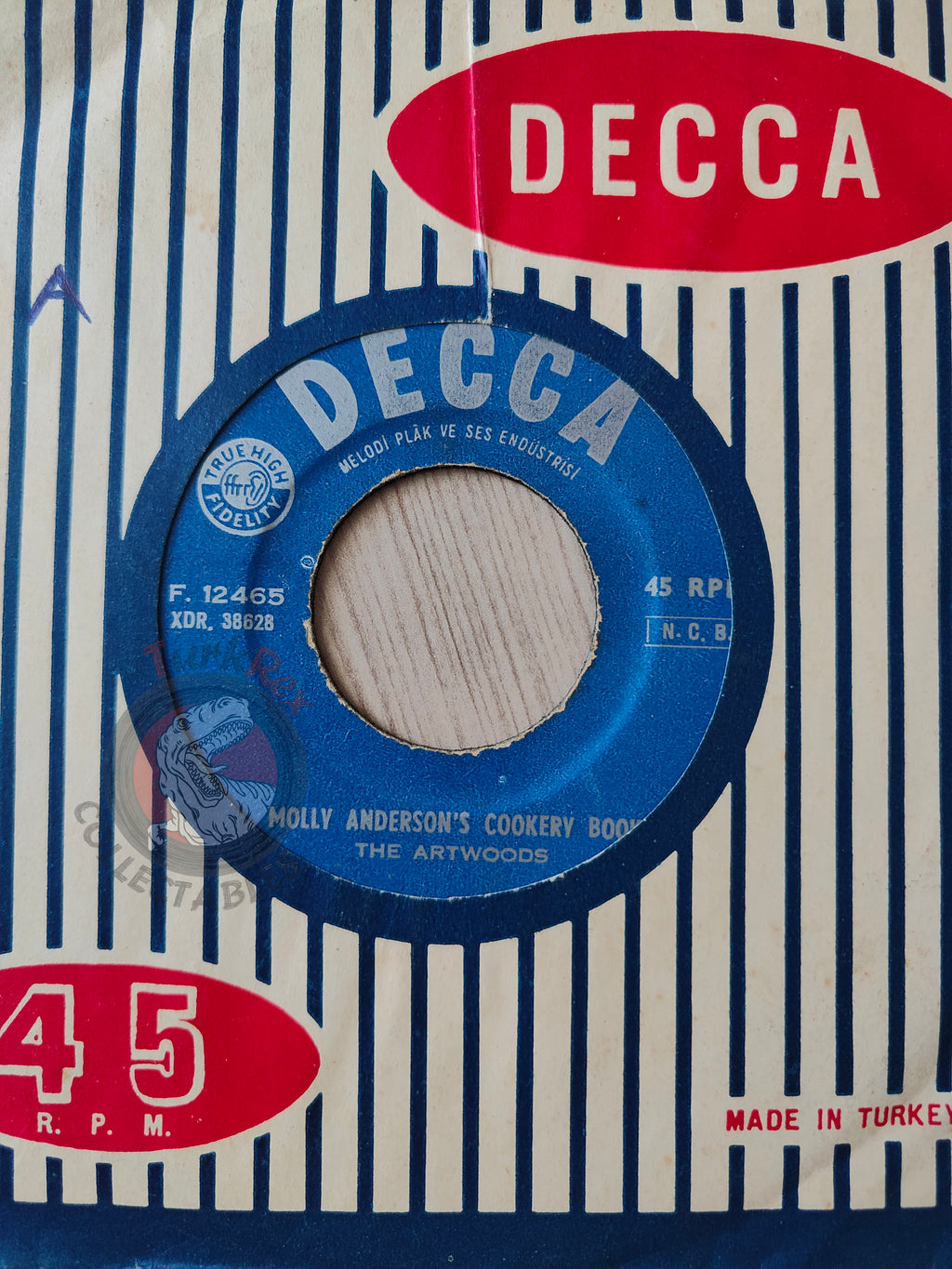 The Artwoods – I Feel Good 7" Turkish Pressing Vinyl Turkey Edition