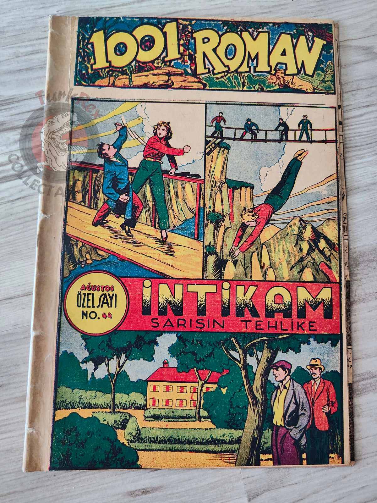 1001 Roman 1943 The Blonde Danger – Revenge Turkish Comic Mag Turkey