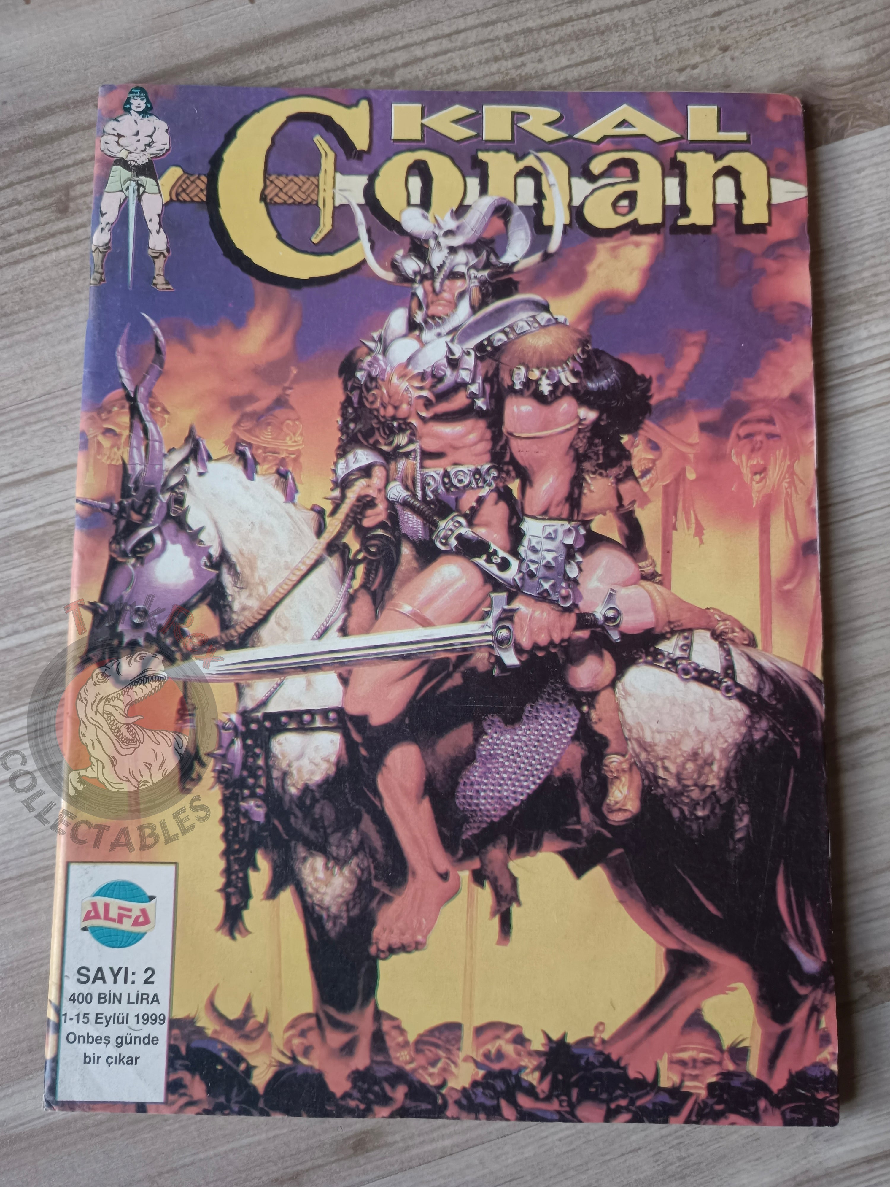 Kral Conan #2 The Savage Sword of #46 Turkish Comic Turkey #117