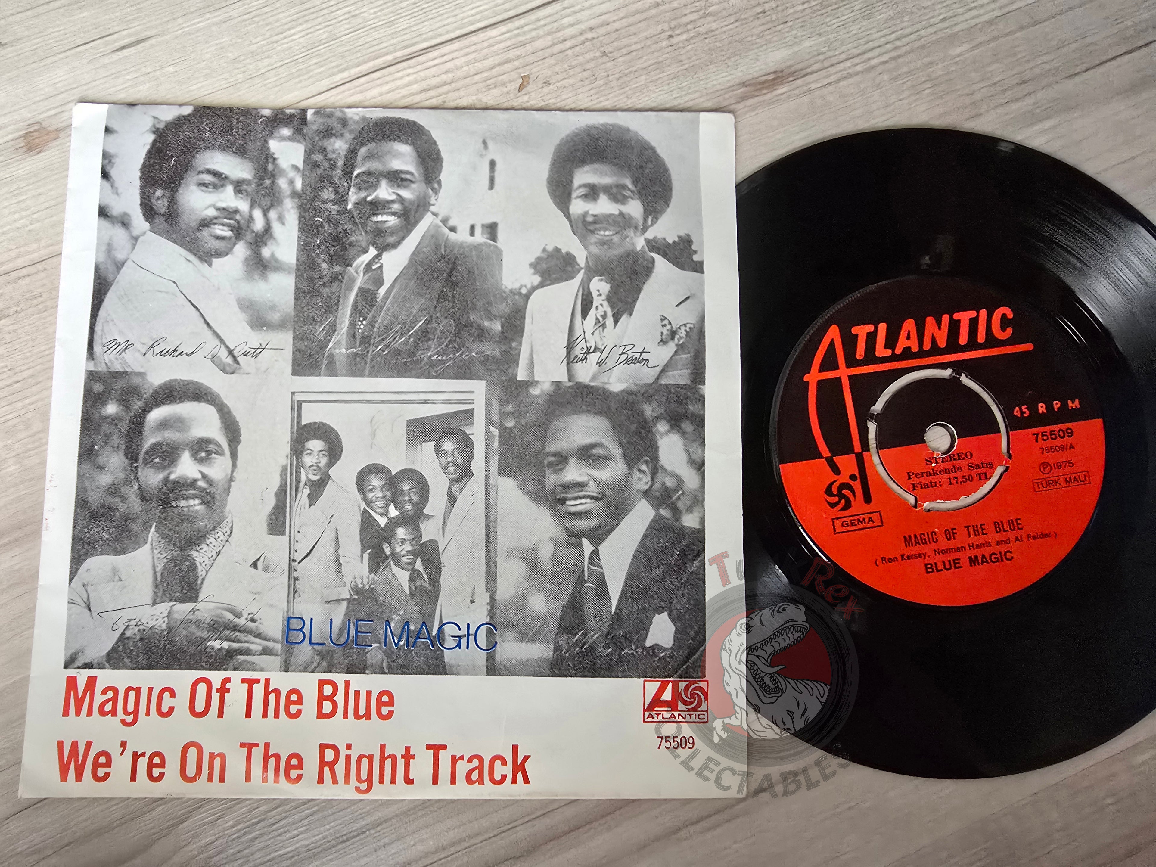Blue Magic – Magic Of The Blue 7" Turkish Pressing Vinyl Turkey Edition Promo