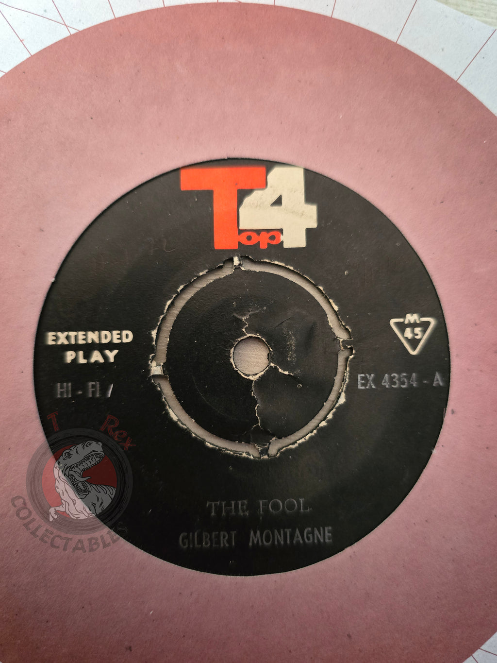 Gilbert Montagné – The Fool 7" Iran Pressing Vinyl Iranian Edition